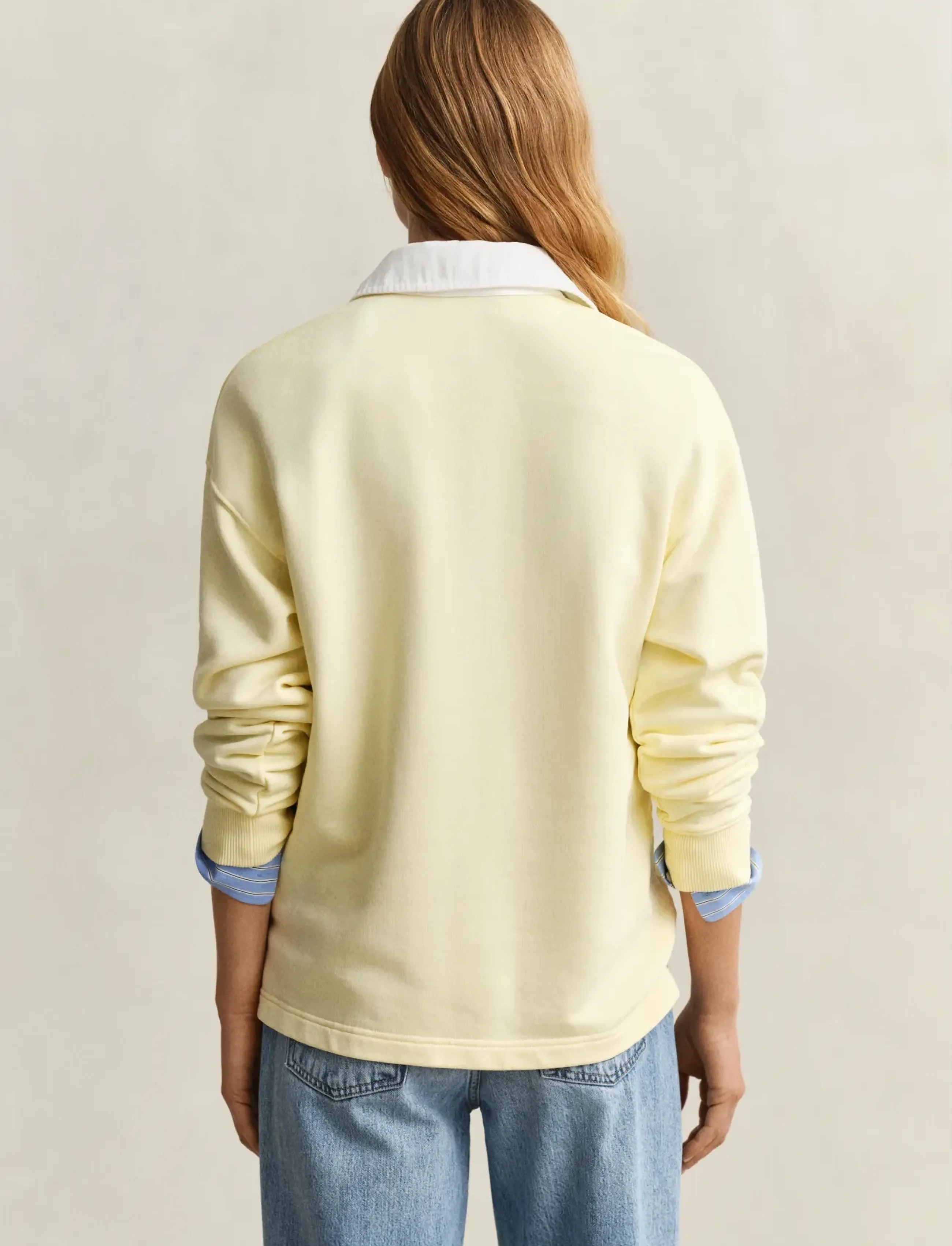 Gant - RUGGER SWEATSHIRT - pikéer - vanilla yellow - 2