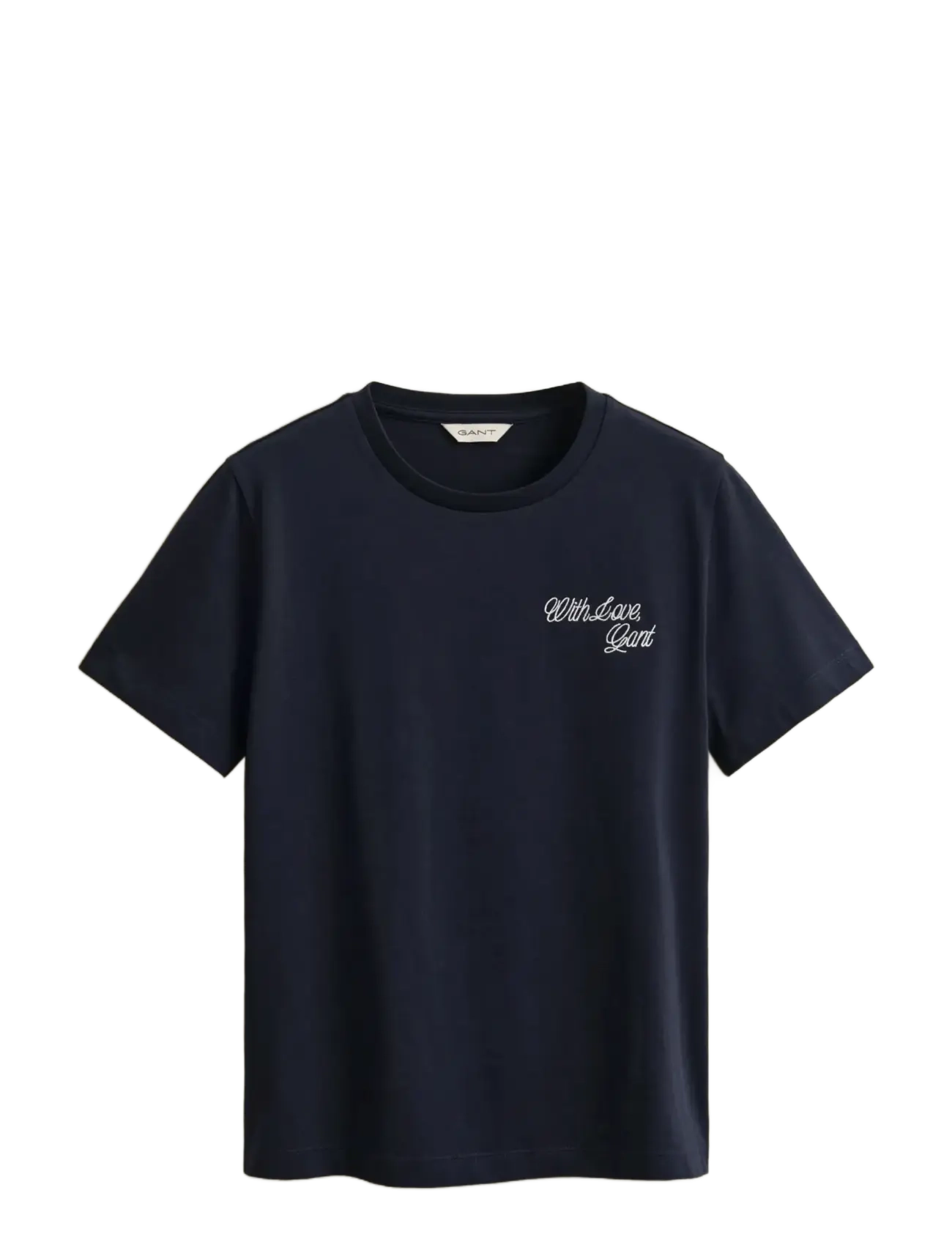 Gant GRAPHIC PRINT SS T-SHIRT - Tøj - EVENING BLUE / navy