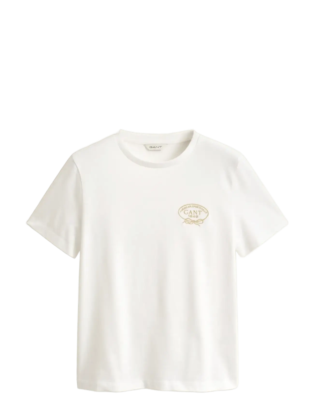 Gant ROPE GRAPHIC SS T-SHIRT - Kampagne - EGGSHELL / cream