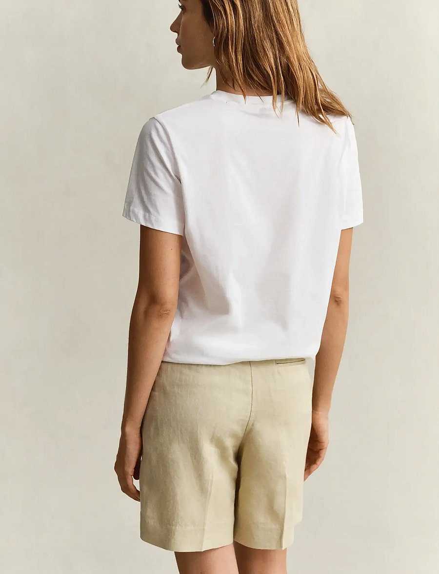 Gant - REG GRAPHIC PRINT SS T-SHIRT - t-shirts - white - 2