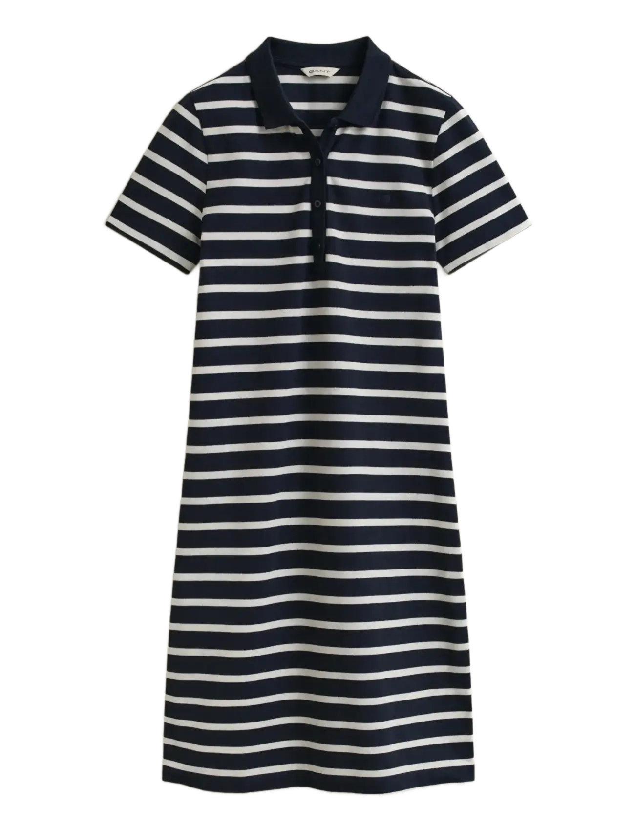 Gant SLIM STRIPED SS PIQUE POLO DRESS - Beliebte Marken - EVENING BLUE / navy