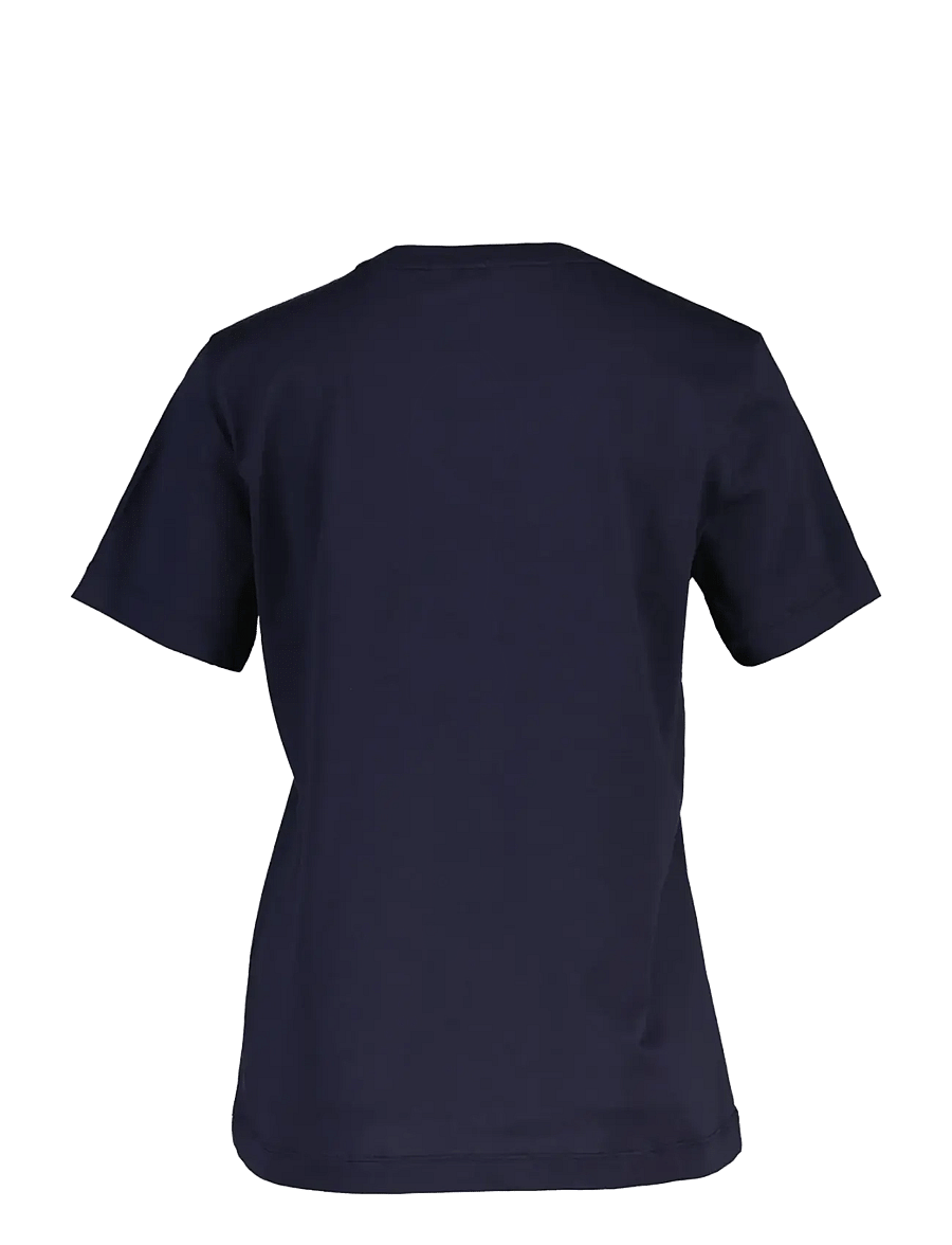 Gant - REG GRAPHIC PRINT SS T-SHIRT - t-shirts - evening blue - 1