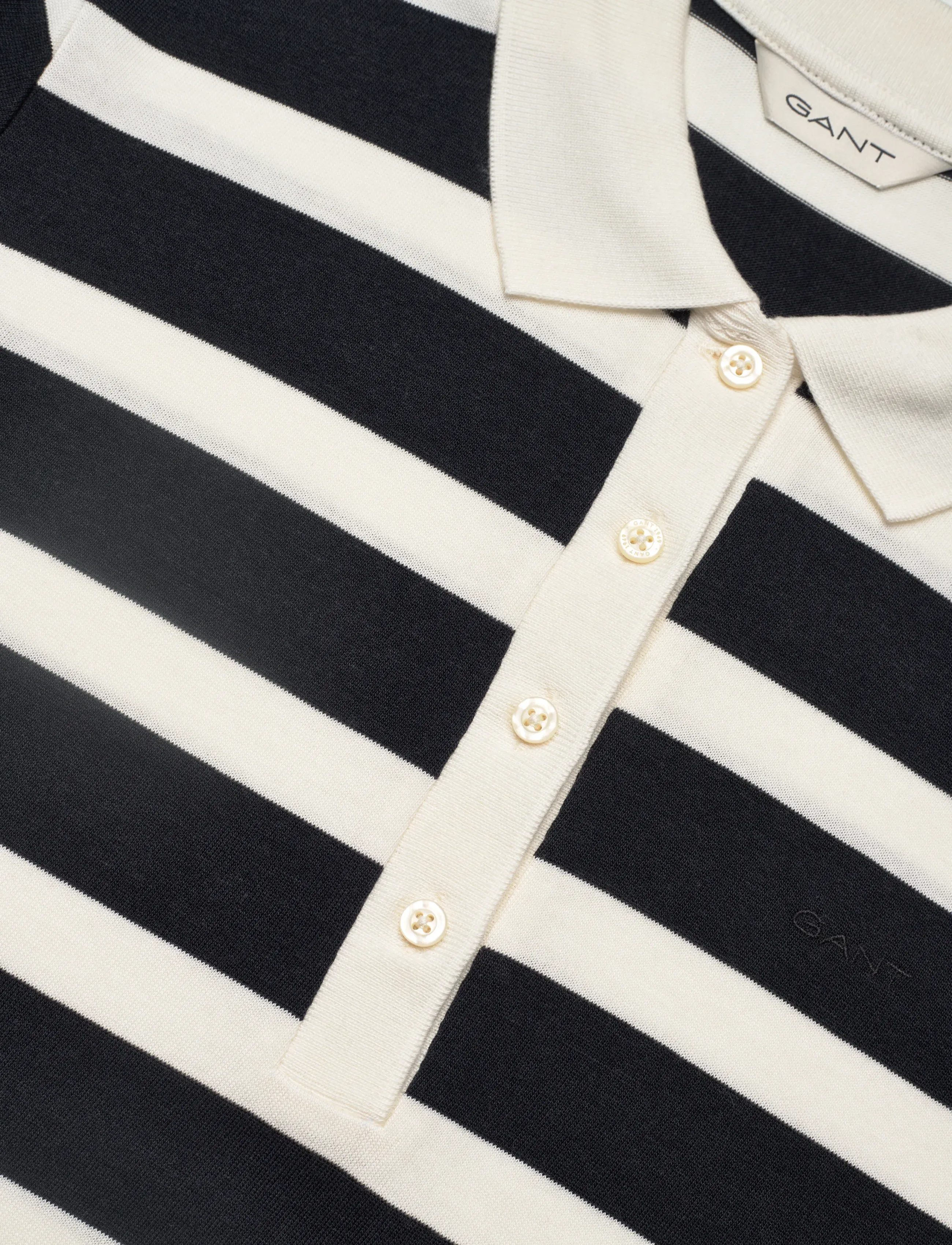 Gant - REG STRIPED SS POLO - poloer - evening blue - 5