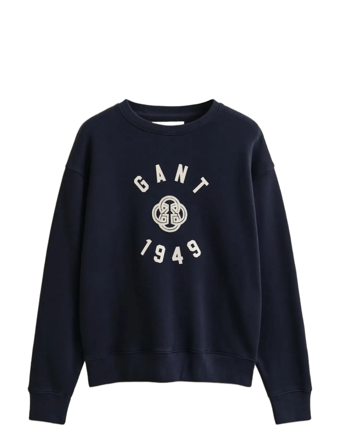 GANT GRAPHIC C-NECK SWEATER - Nyheter - EVENING BLUE / navy