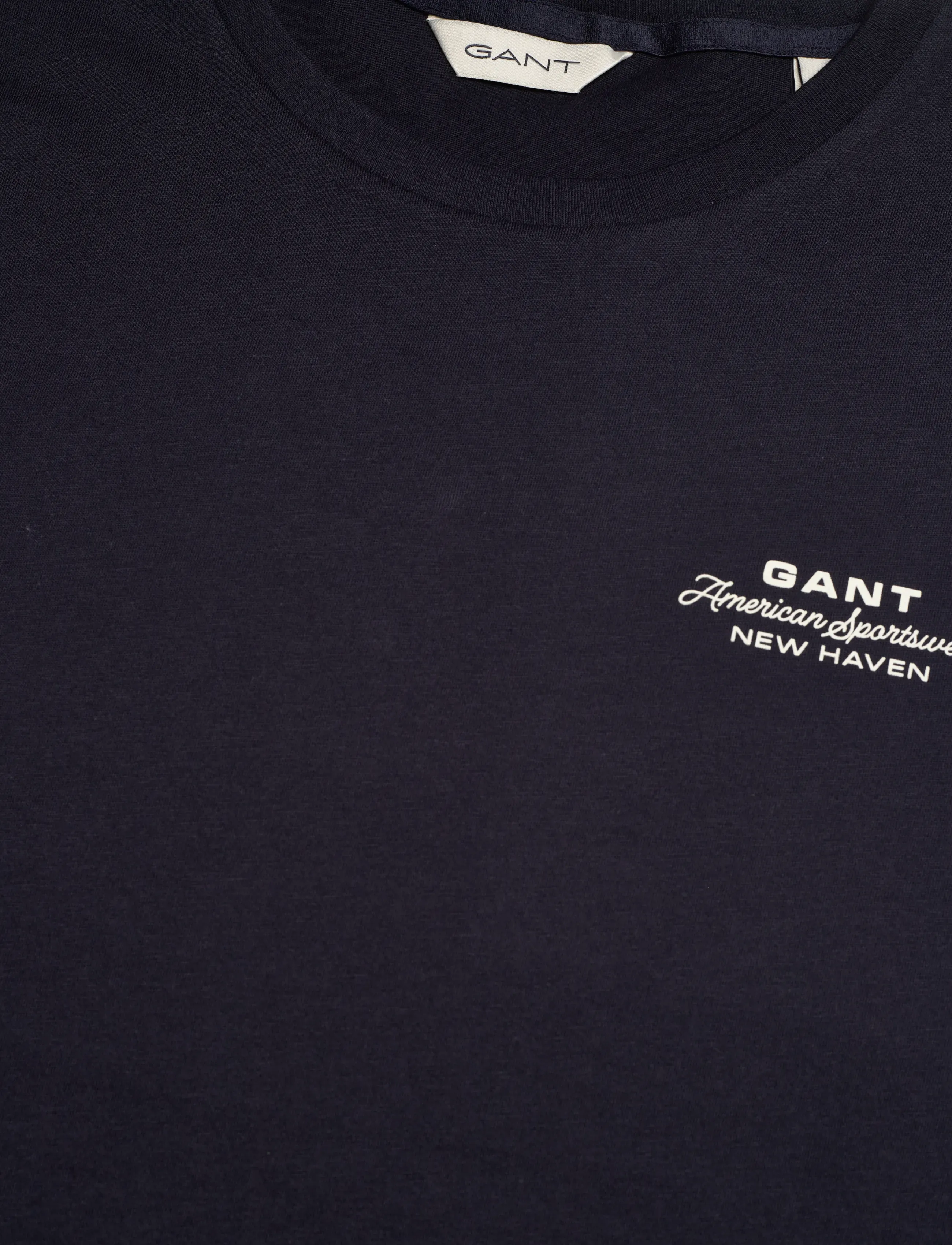 Gant - REG GRAPHIC PRINT SS T-SHIRT - t-shirts - evening blue - 5