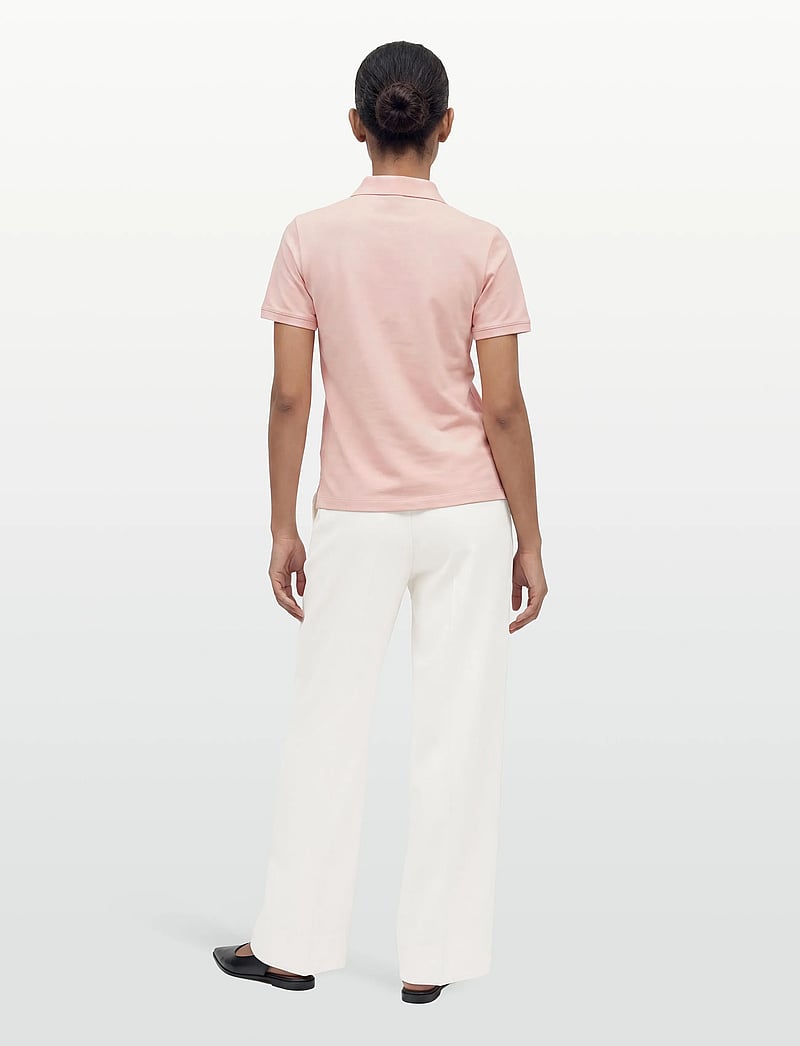 Gant - REG SHIELD SS PIQUE POLO - poloer - apricot pink - 4
