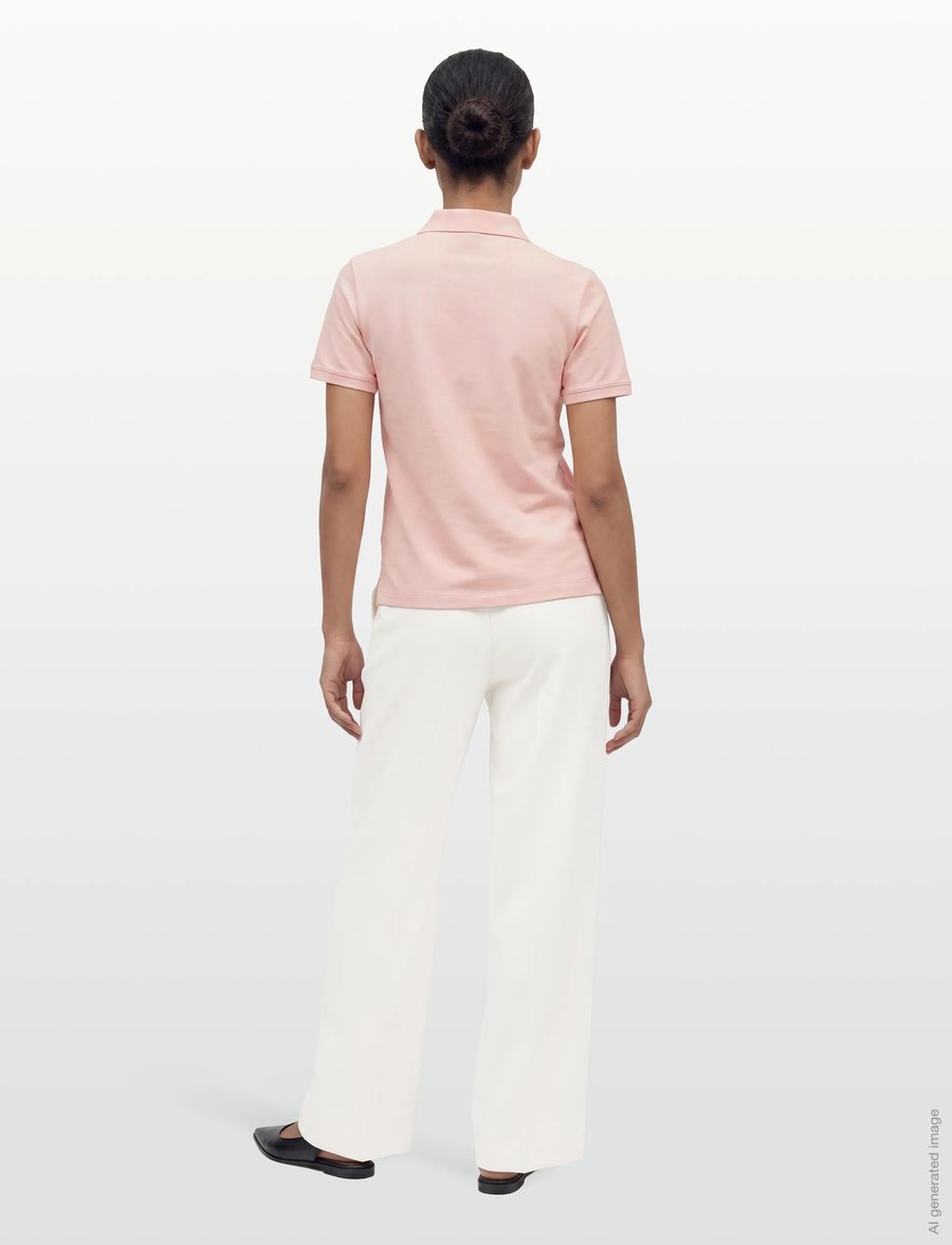 Gant - REG SHIELD SS PIQUE POLO - poloer - apricot pink - 4