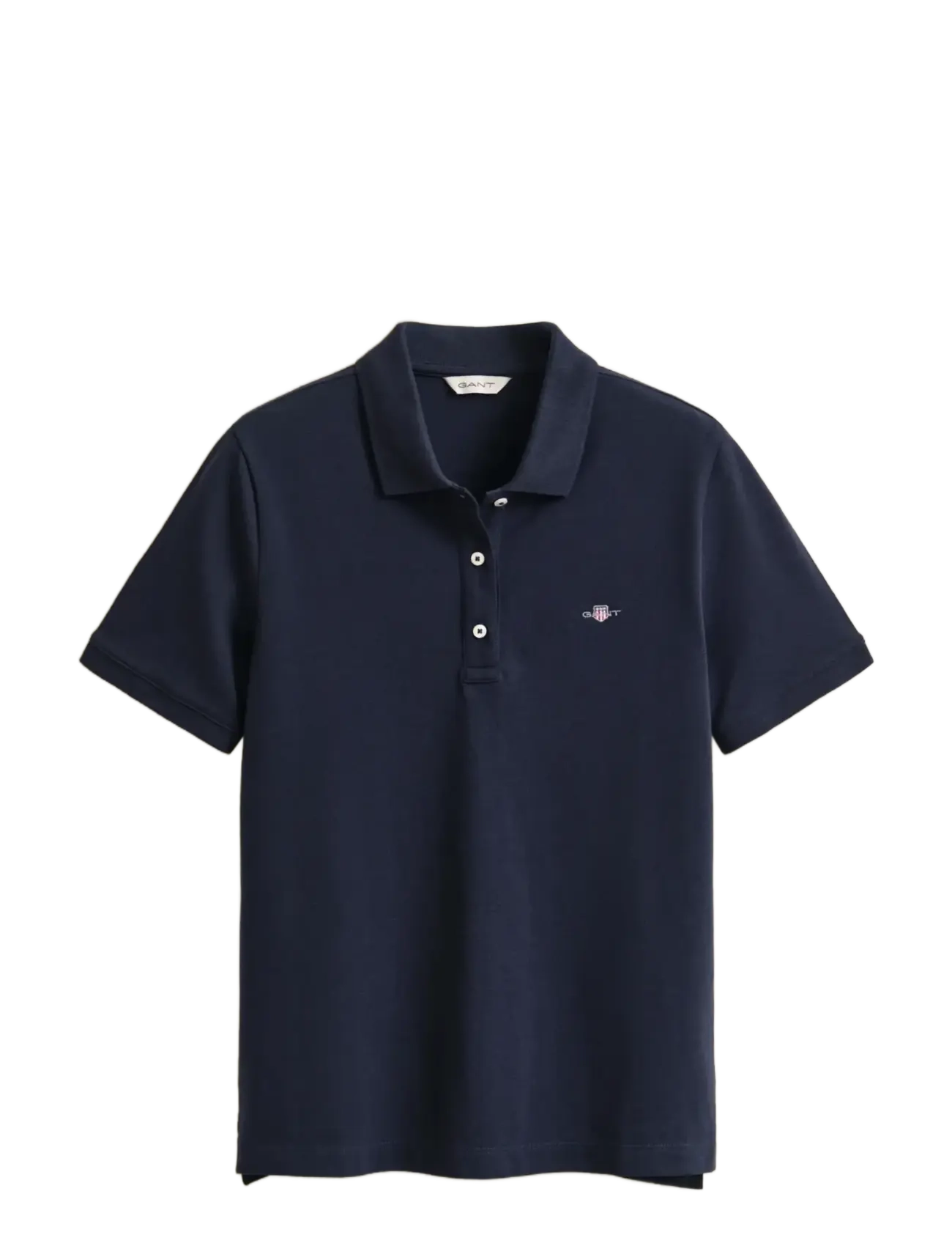 Gant REG SHIELD SS PIQUE POLO - Clothing - EVENING BLUE / navy