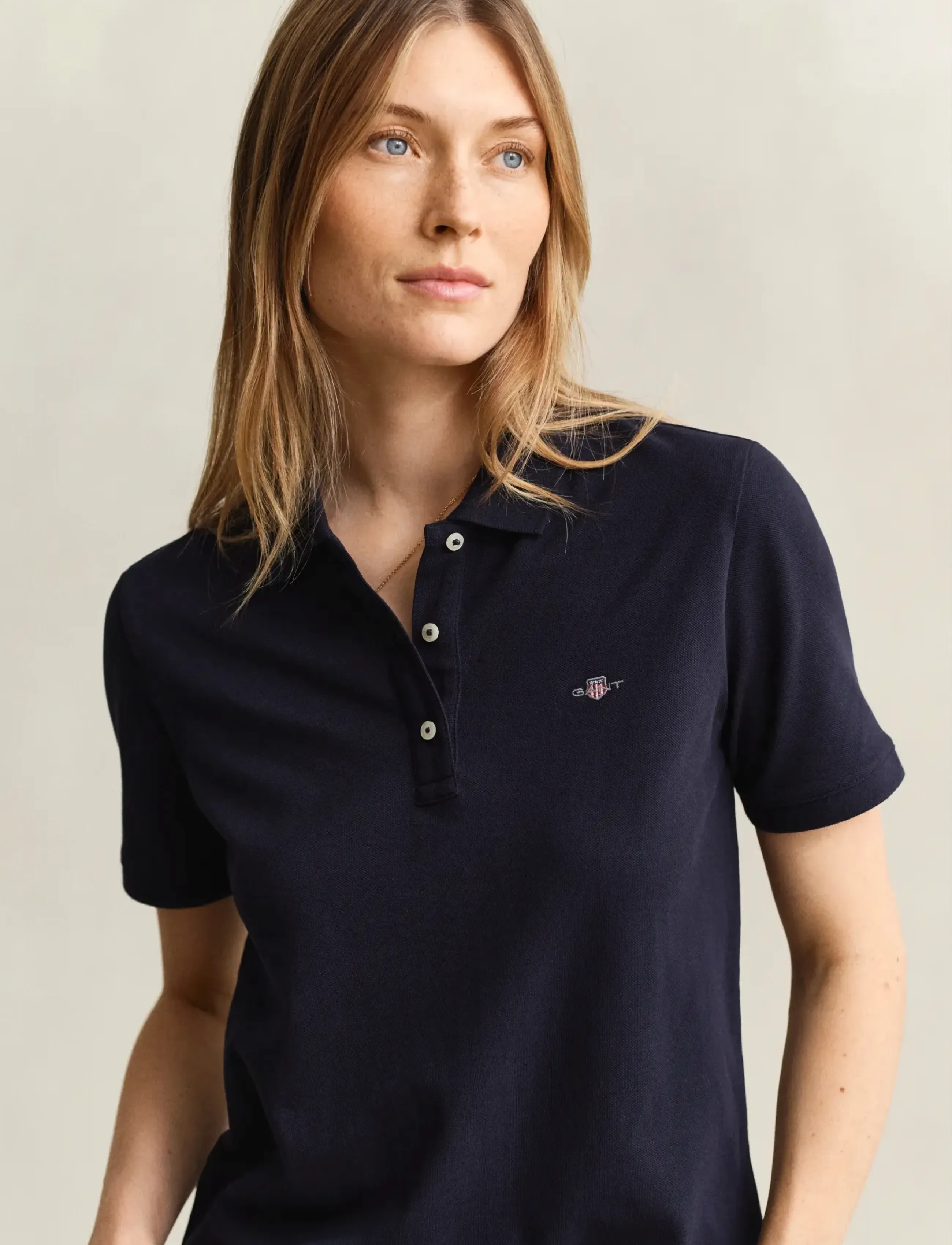 Gant - REG SHIELD SS PIQUE POLO - polosärgid - evening blue - 3