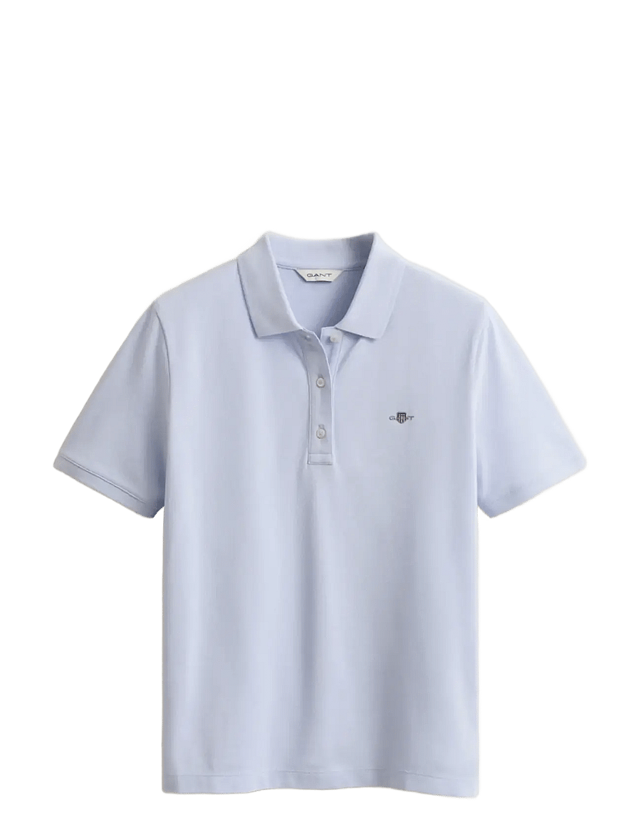 Gant - REG SHIELD SS PIQUE POLO - polosärgid - light blue - 1