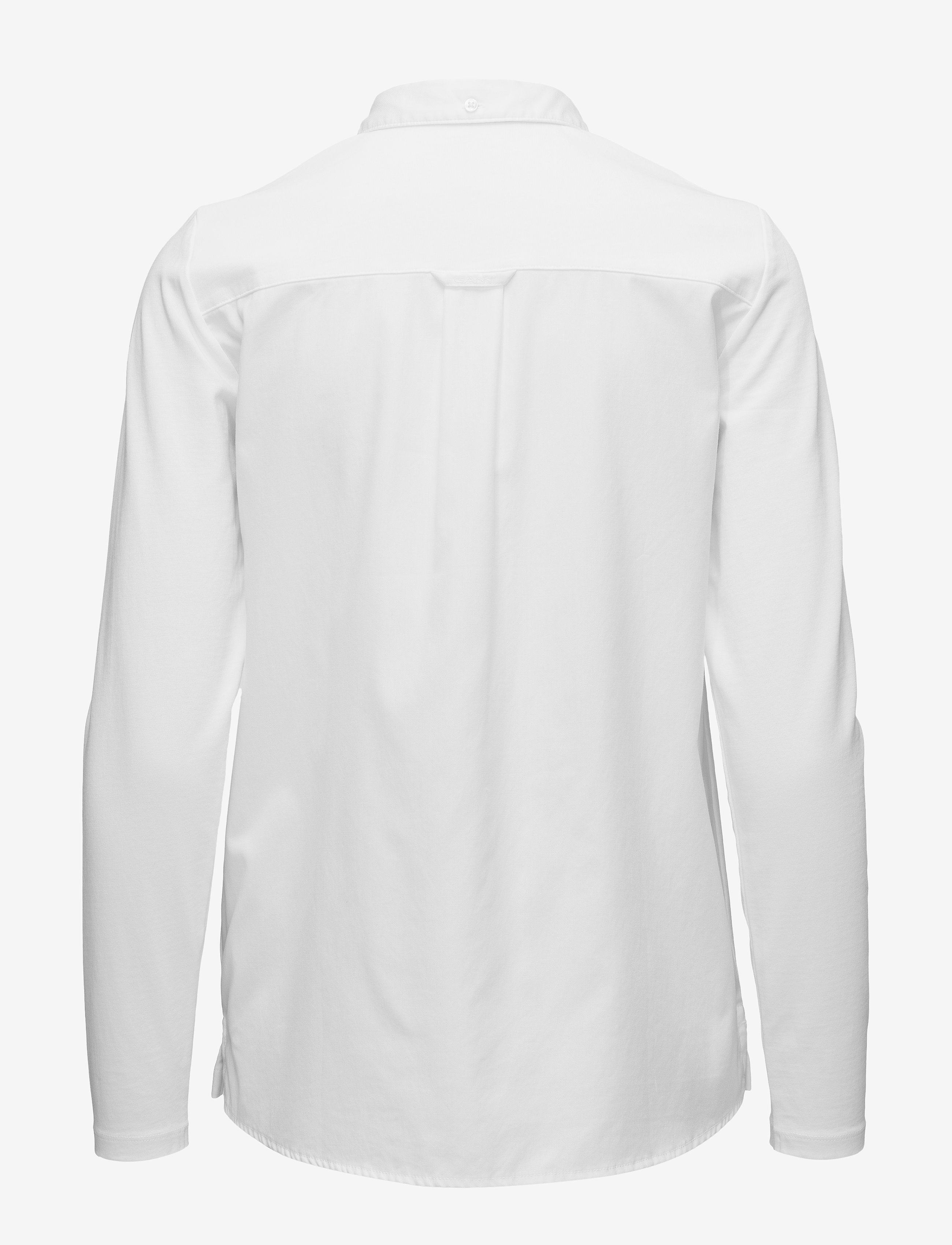 GANT - O1. HEAVY RUGGER JERSEY & WOVEN MIX - white - 1