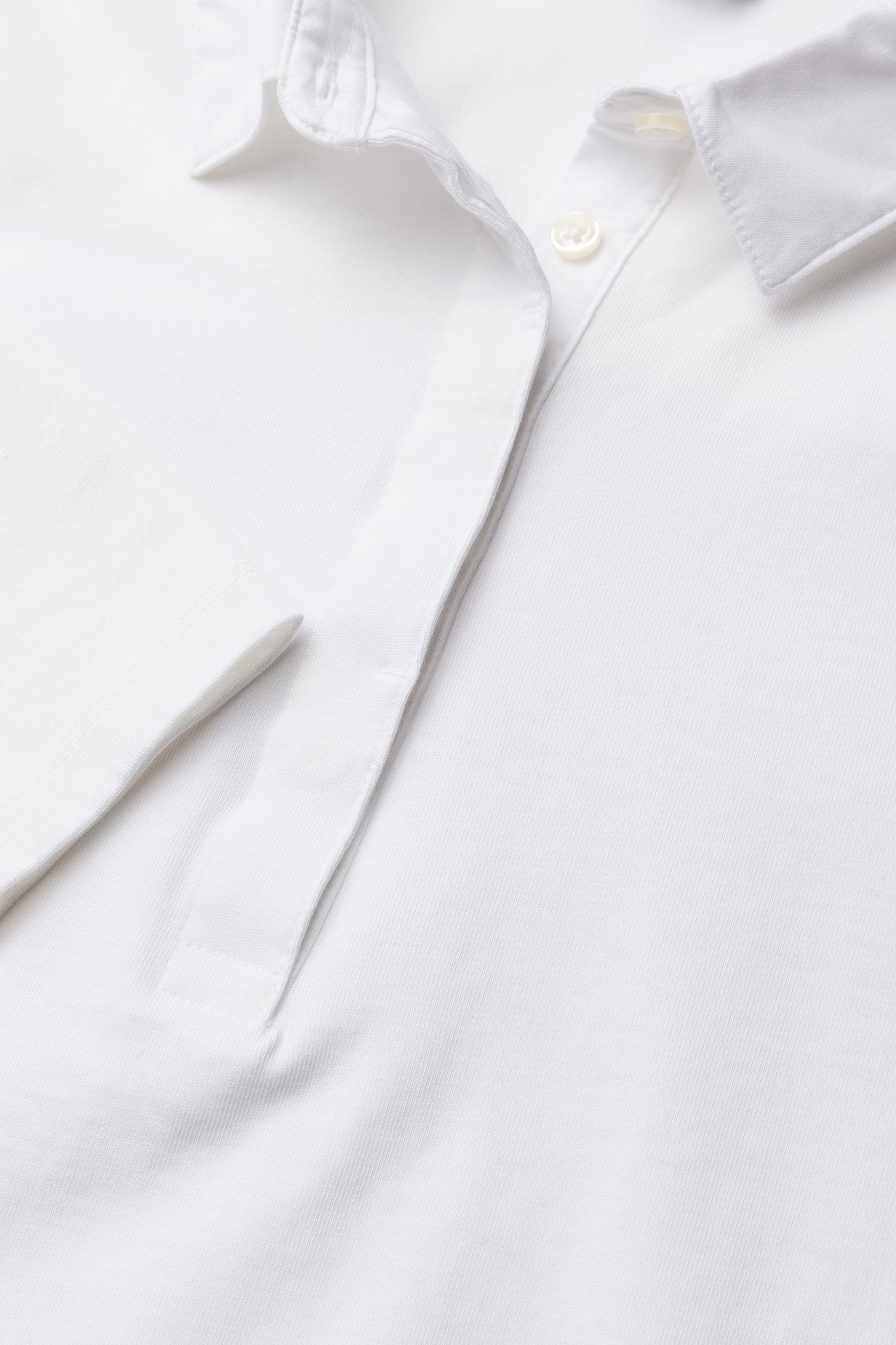 GANT - O1. HEAVY RUGGER JERSEY & WOVEN MIX - white - 2