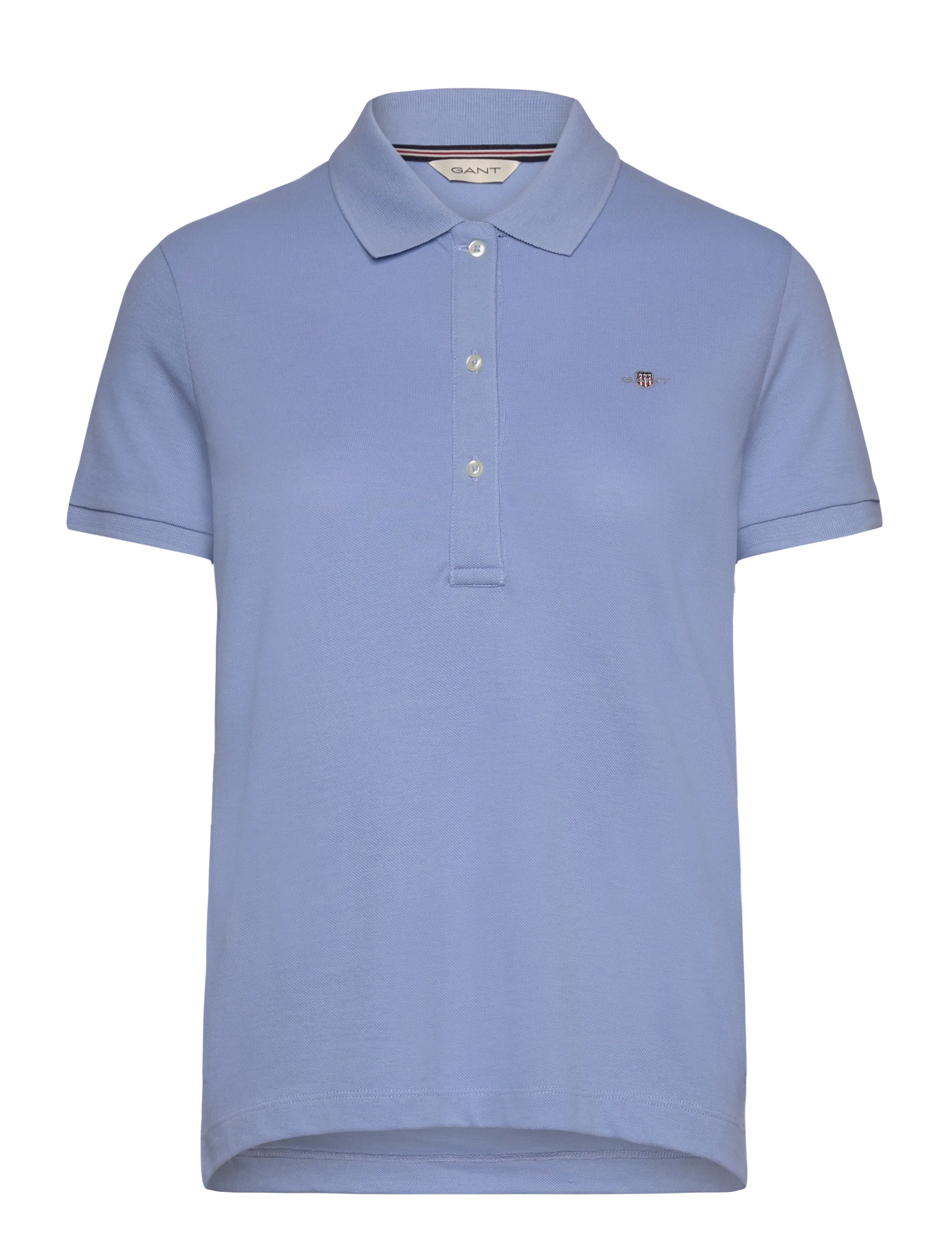 GANT REG SHIELD LOGO SS PIQUE - Kleidung - CLEAR SKY / blue