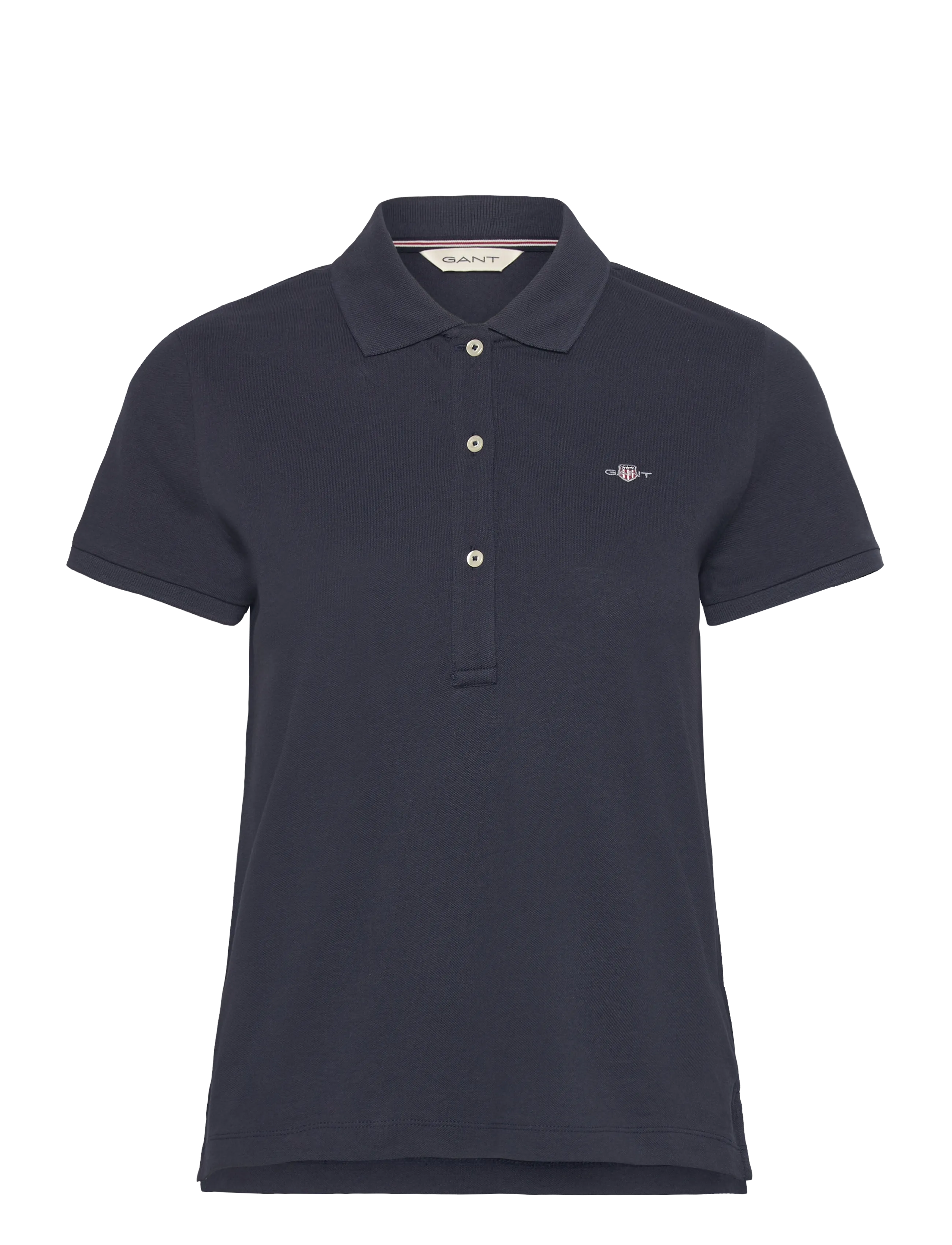 Gant REG SHIELD LOGO SS PIQUE - Beliebte Marken - MARINE / navy