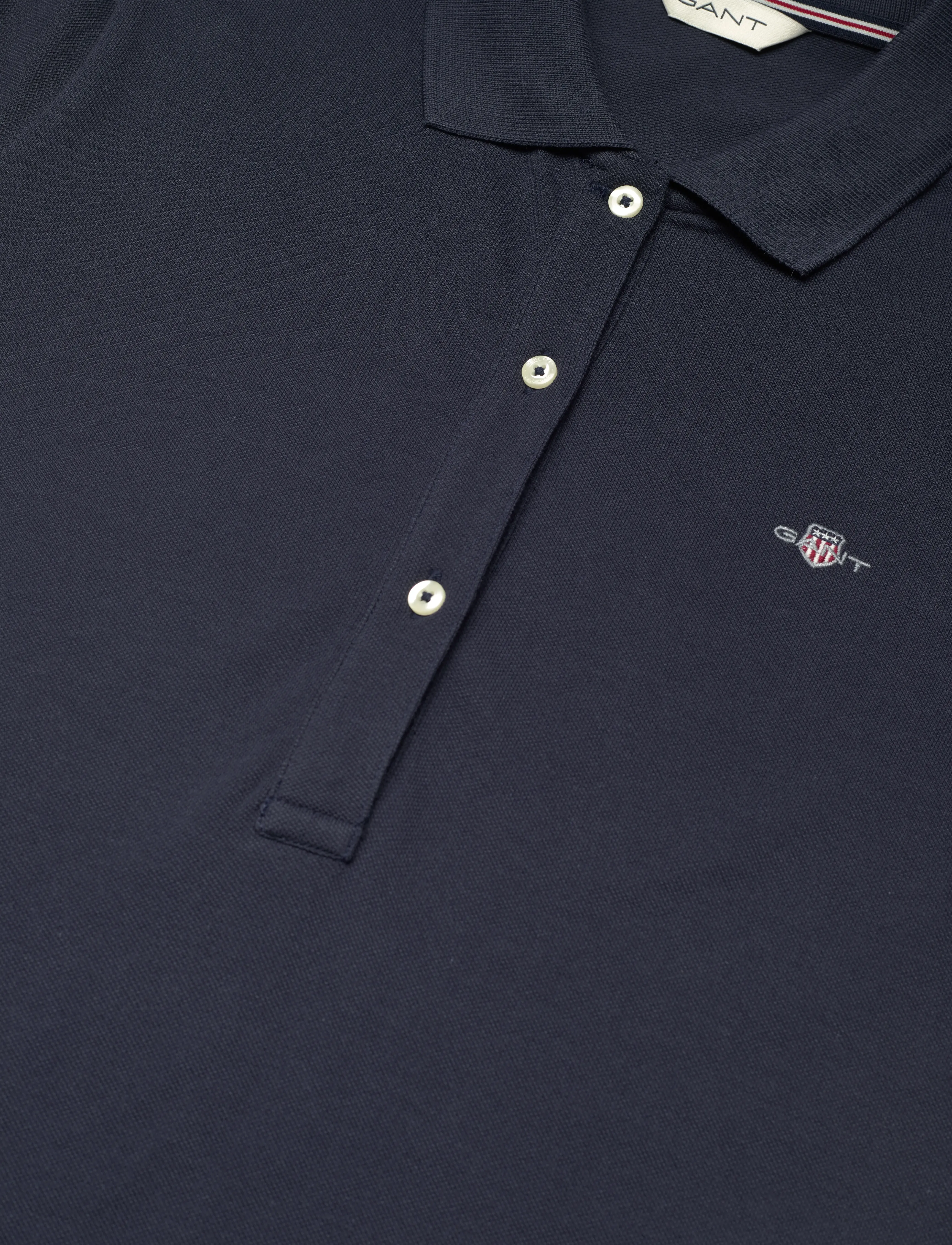 Gant - REG SHIELD LOGO SS PIQUE - poloer - marine - 2
