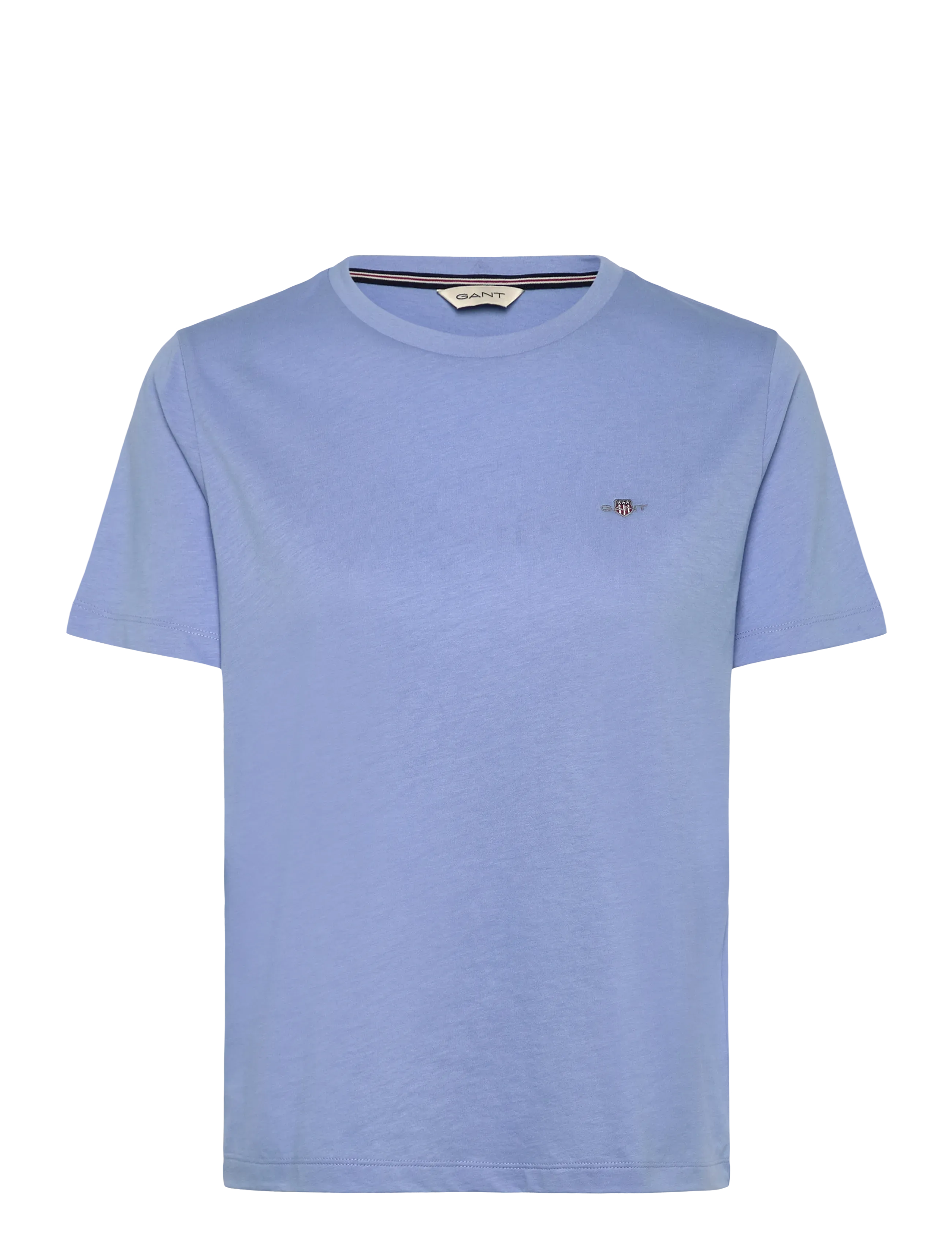 Gant REG SHIELD LOGO SS T-SHIRT - Tøj - CLEAR SKY / blue