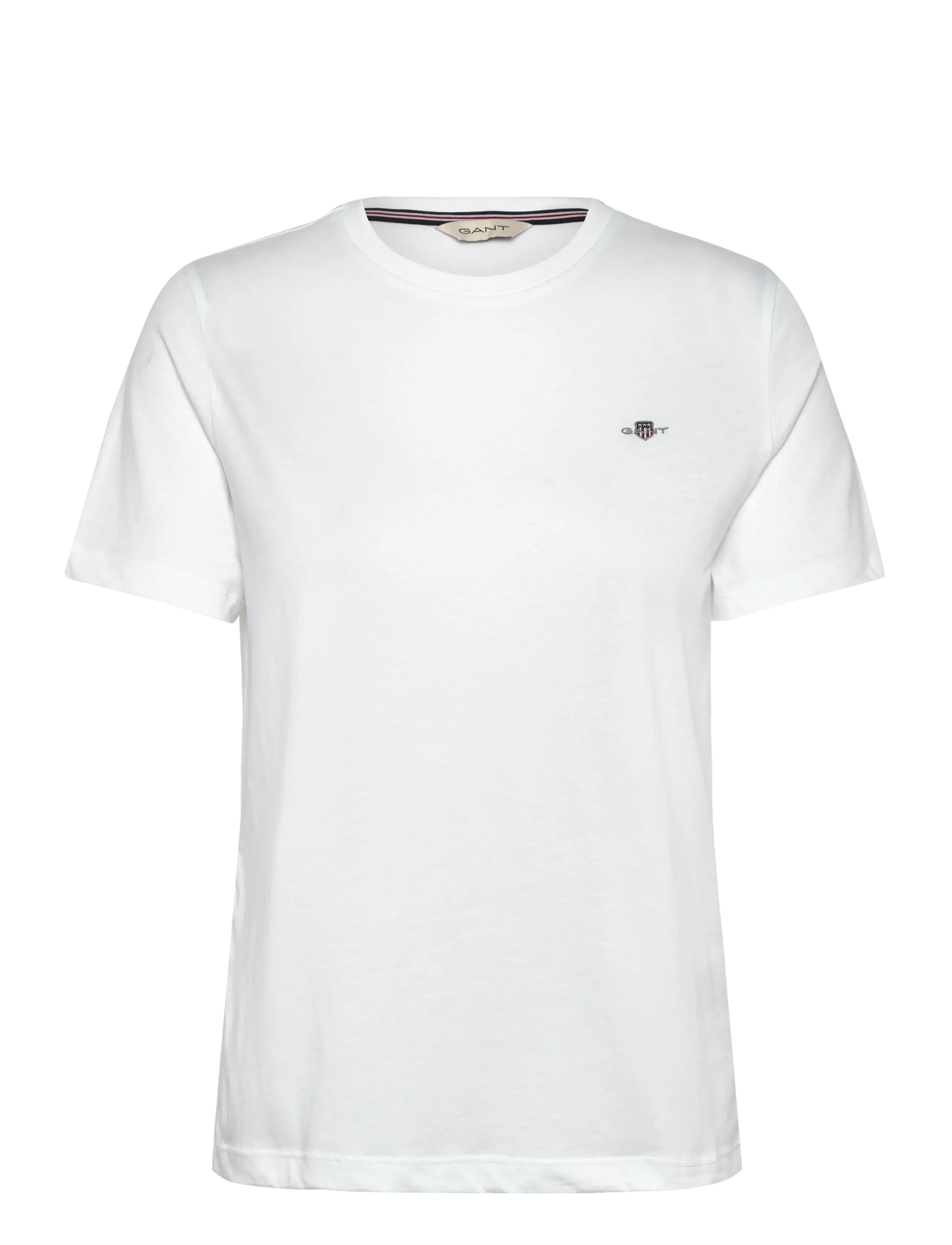Gant REG SHIELD LOGO SS T-SHIRT - Riided - WHITE / white