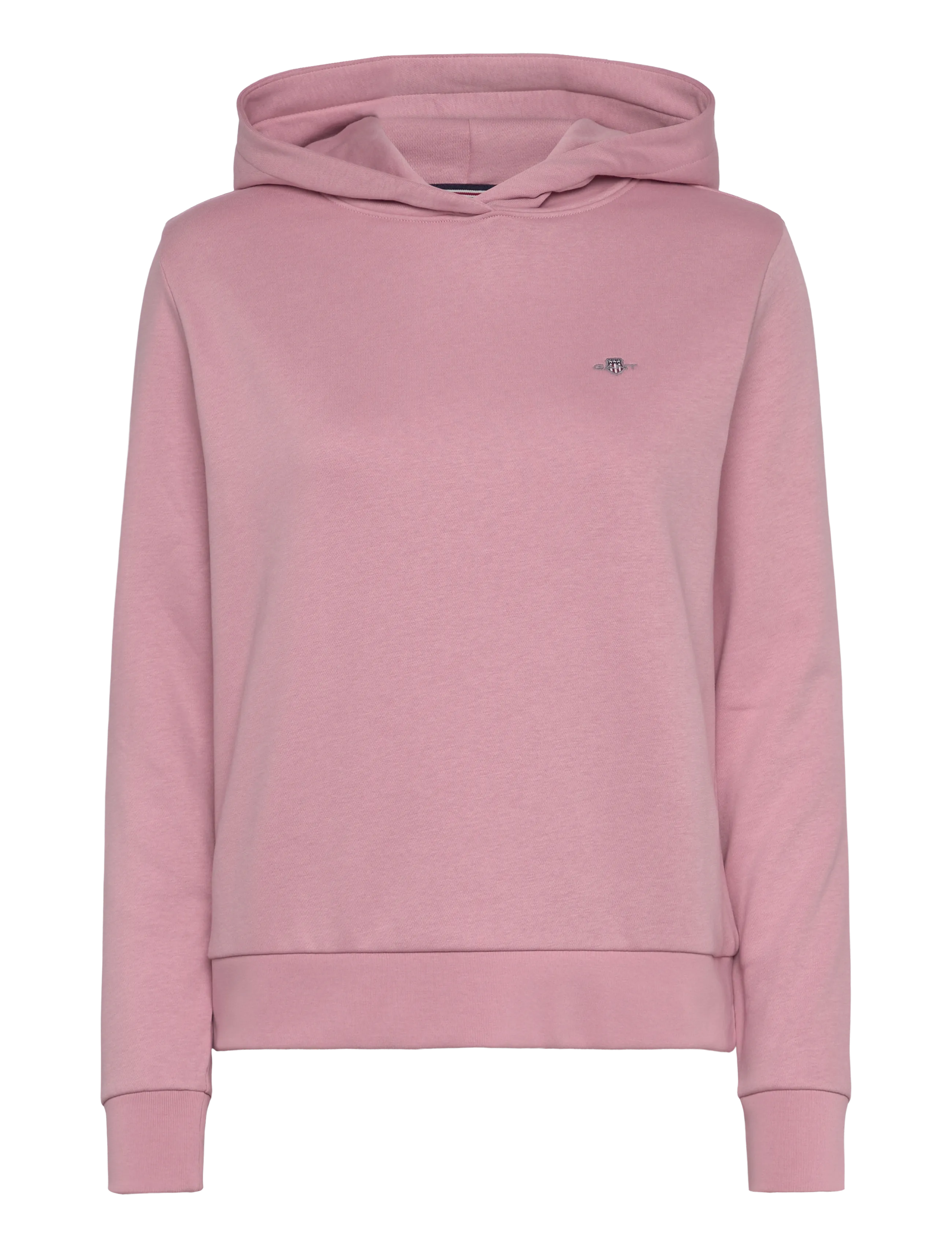 Gant REG SHIELD LOGO HOODIE - Kapuzenpullover - DUSTY PINK / pink/rose