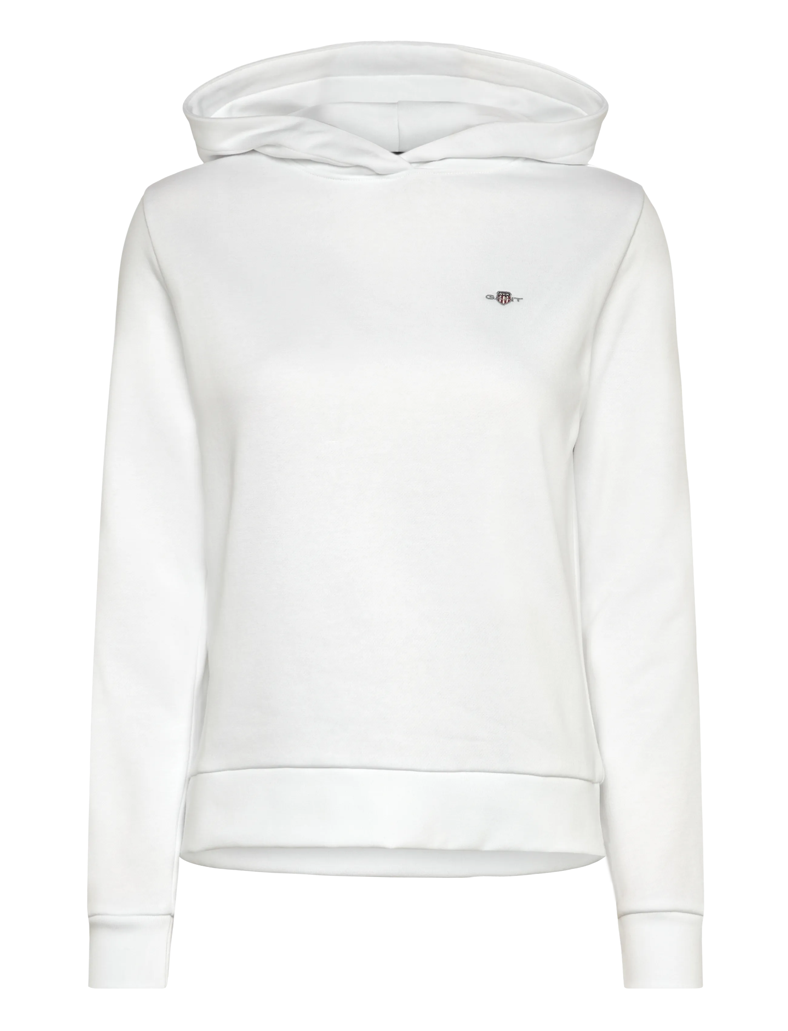 REG SHIELD LOGO HOODIE - WHITE