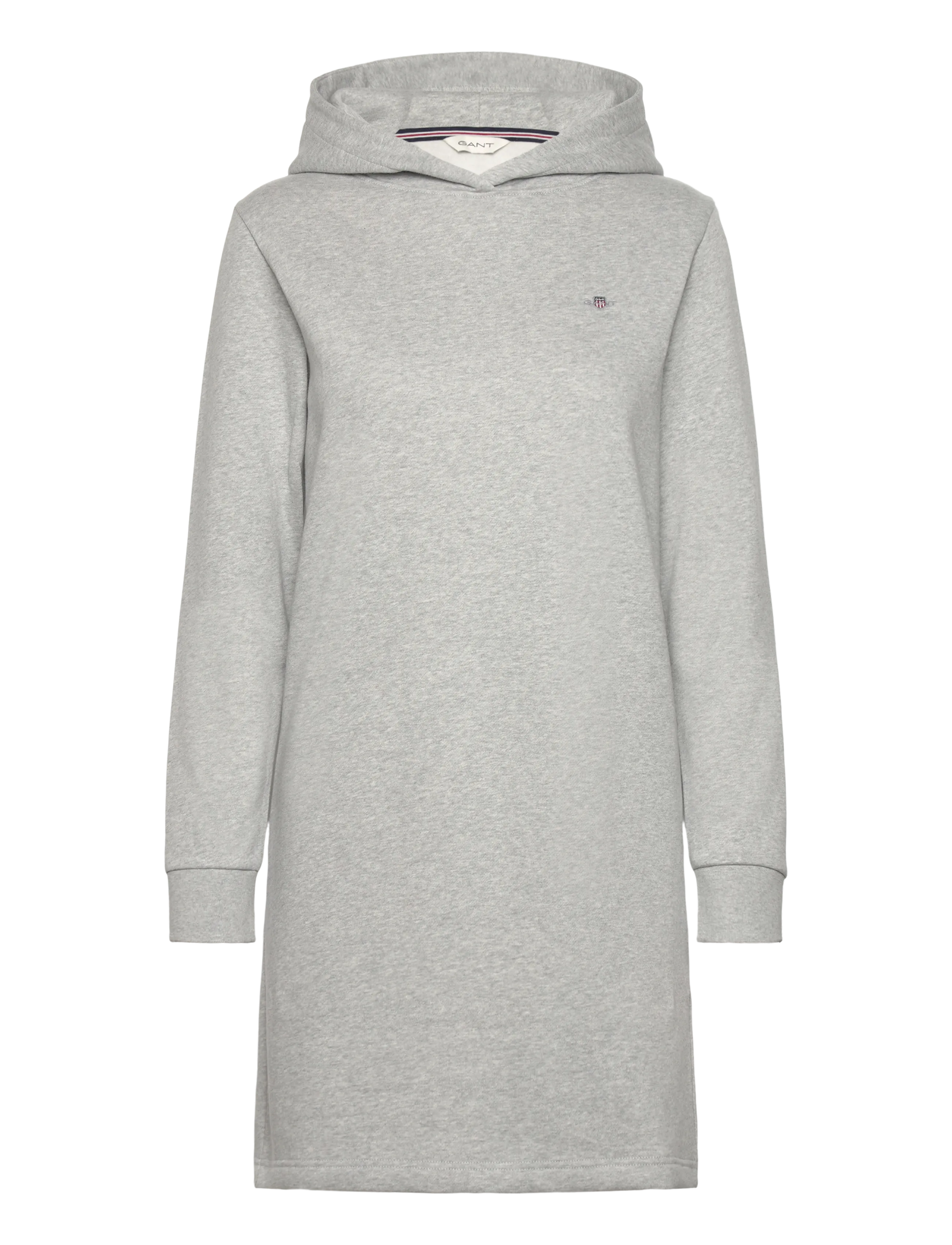 GANT REG SHIELD LOGO HOODIE DRESS - Kjoler - LIGHT GREY MELANGE / grey
