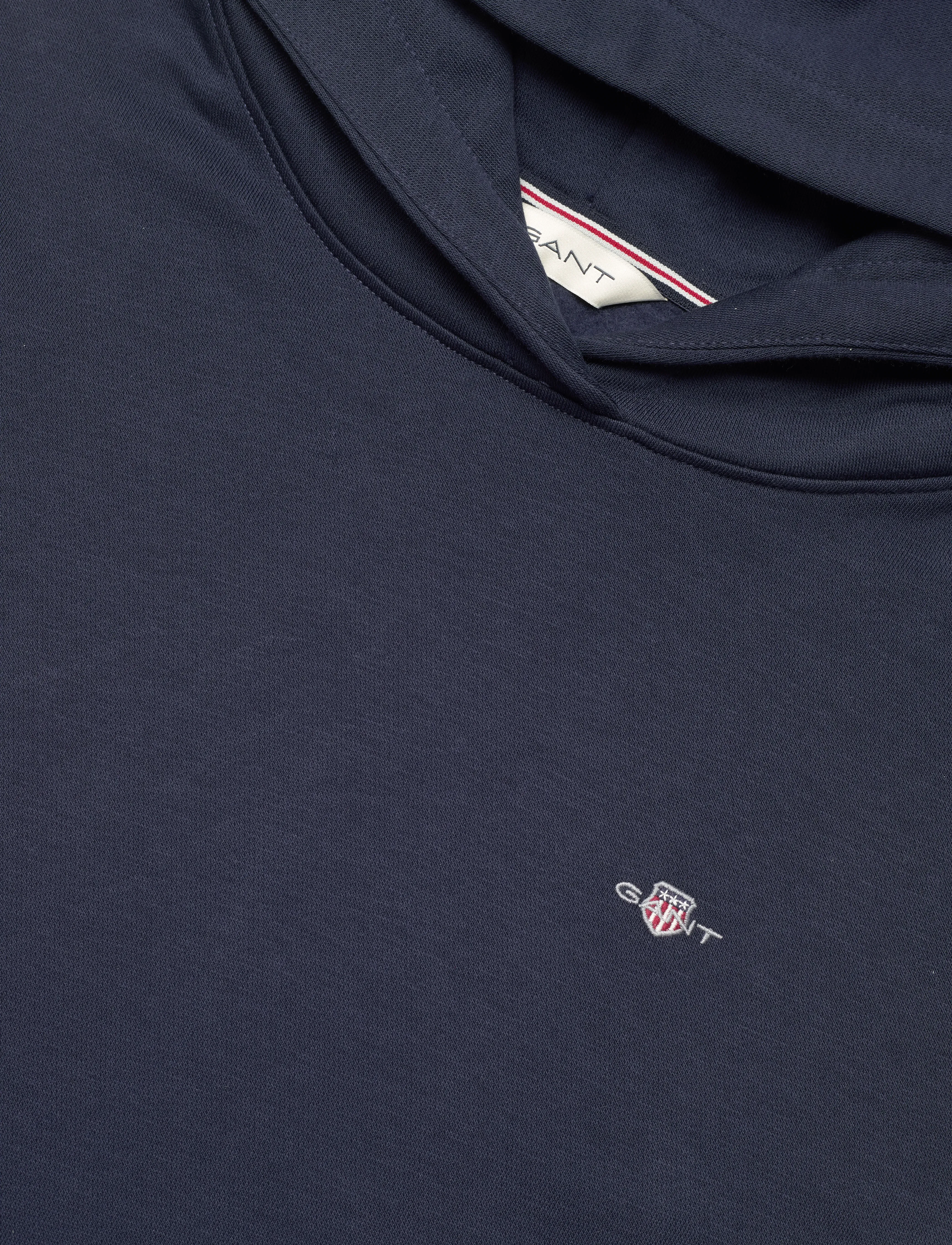 Gant - REG SHIELD LOGO HOODIE DRESS - midi kjoler - marine - 2