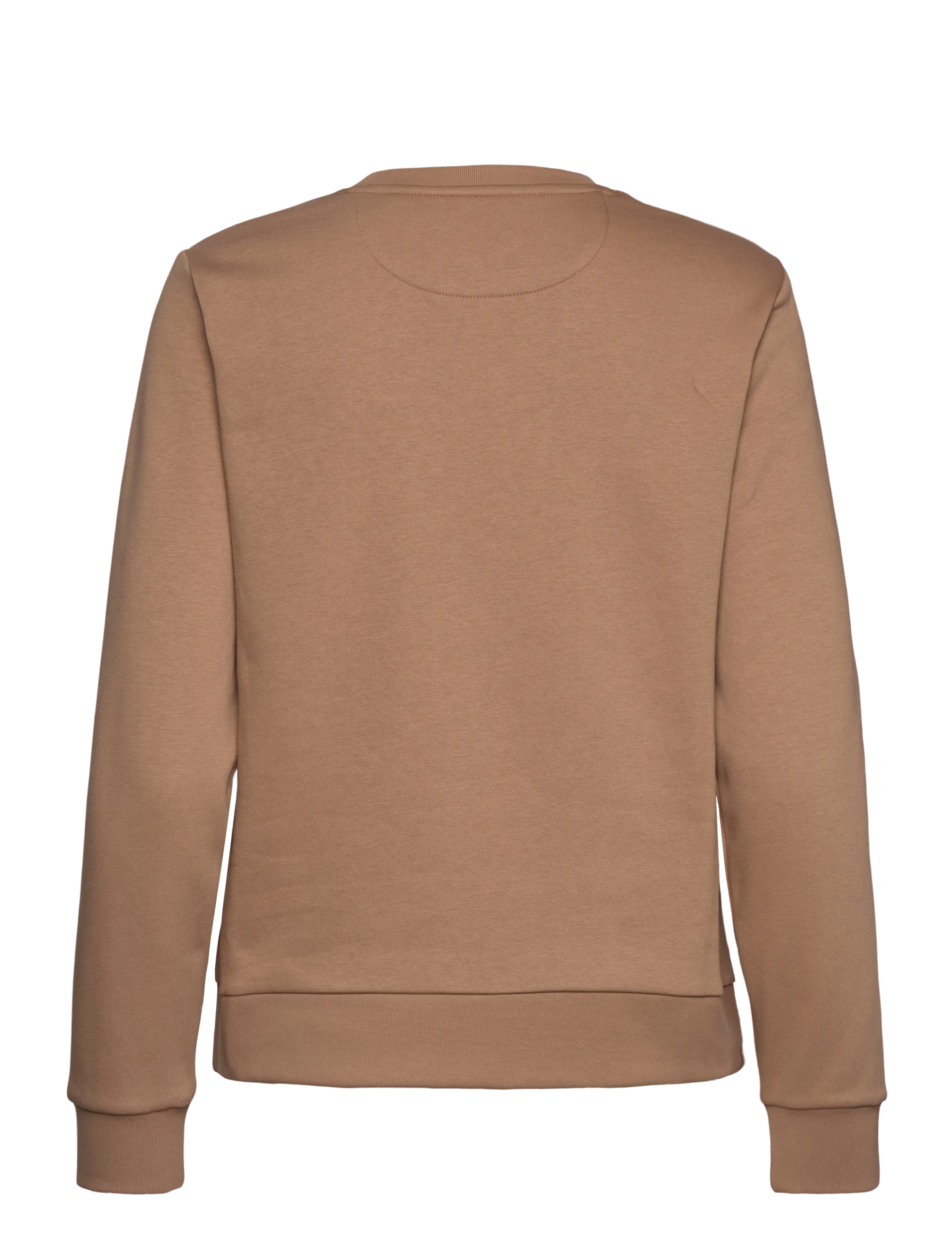 Gant - REG SHIELD LOGO C-NECK - sweatshirts & hættetrøjer - caramel beige - 1