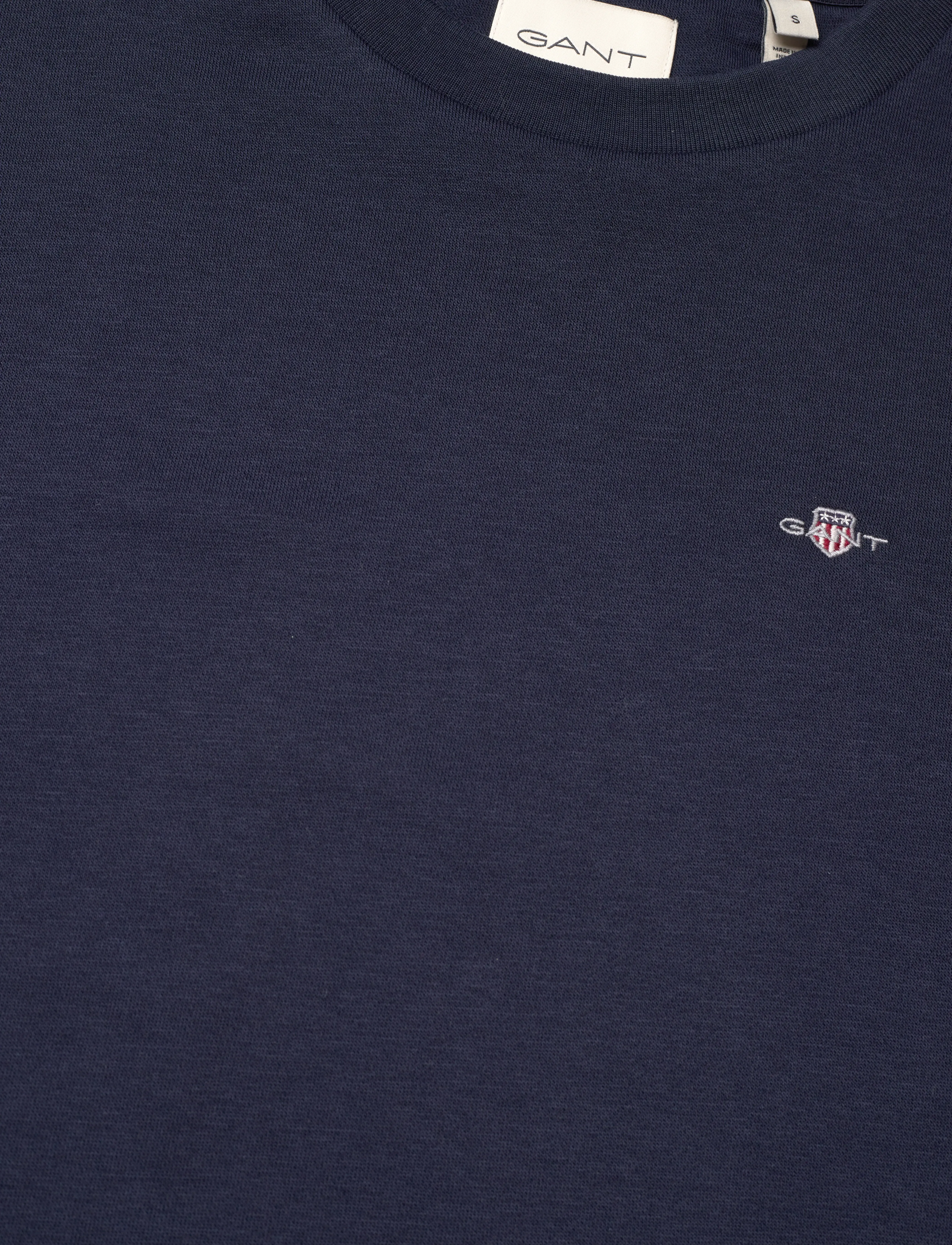 Gant - REG SHIELD LOGO C-NECK - sweatshirts & hættetrøjer - marine - 2