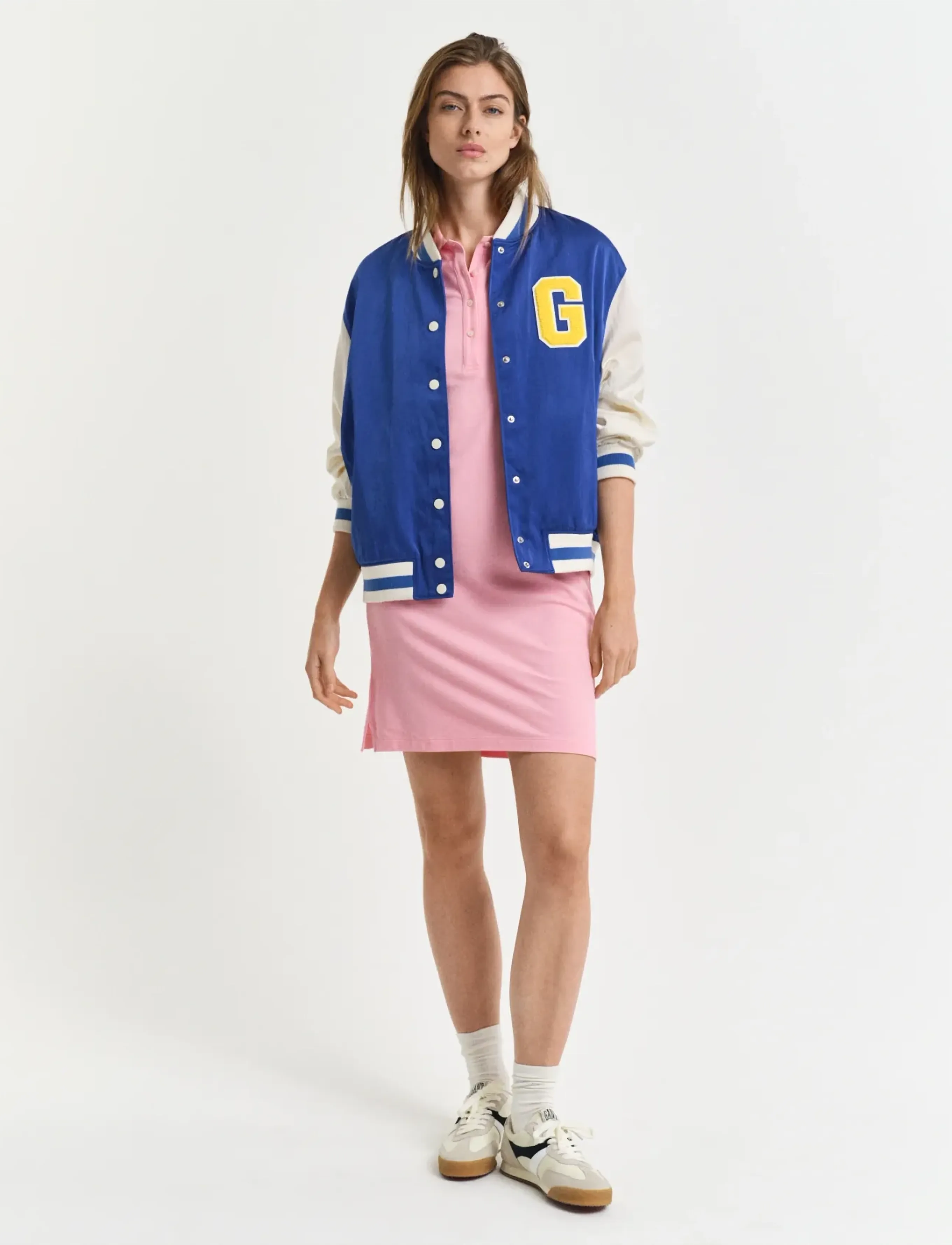 Gant - SHIELD SS PIQUE POLO DRESS - robes courtes - geranium pink - 5