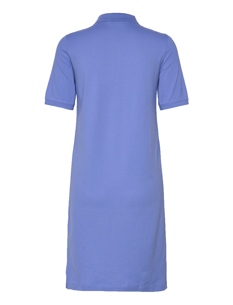 GANT - SHIELD SS PIQUE POLO DRESS - short dresses - perfect blue - 1