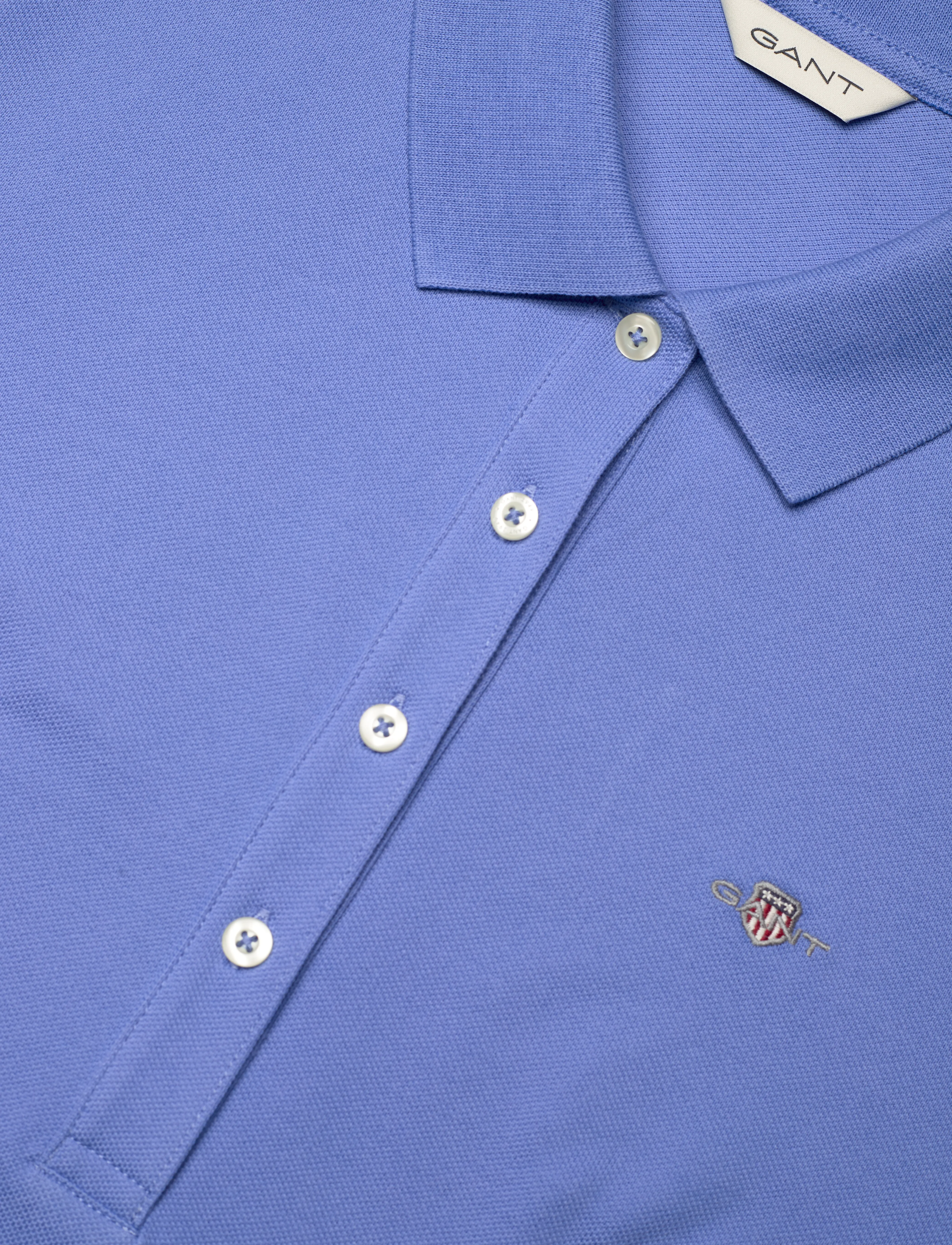 Gant - SHIELD SS PIQUE POLO DRESS - kurze kleider - perfect blue - 2