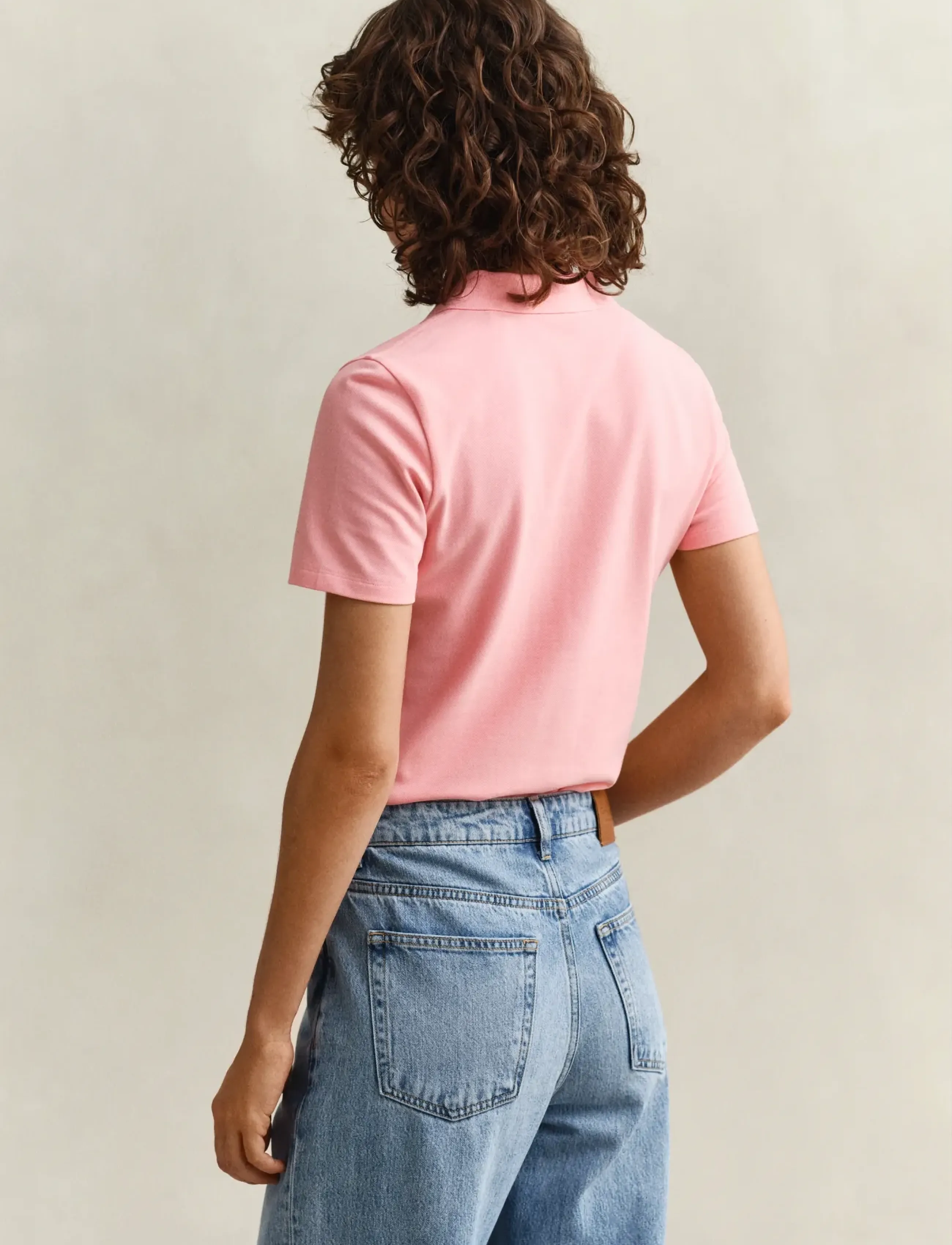 Gant - Slim Polo Shirt - poloer - apricot pink - 2