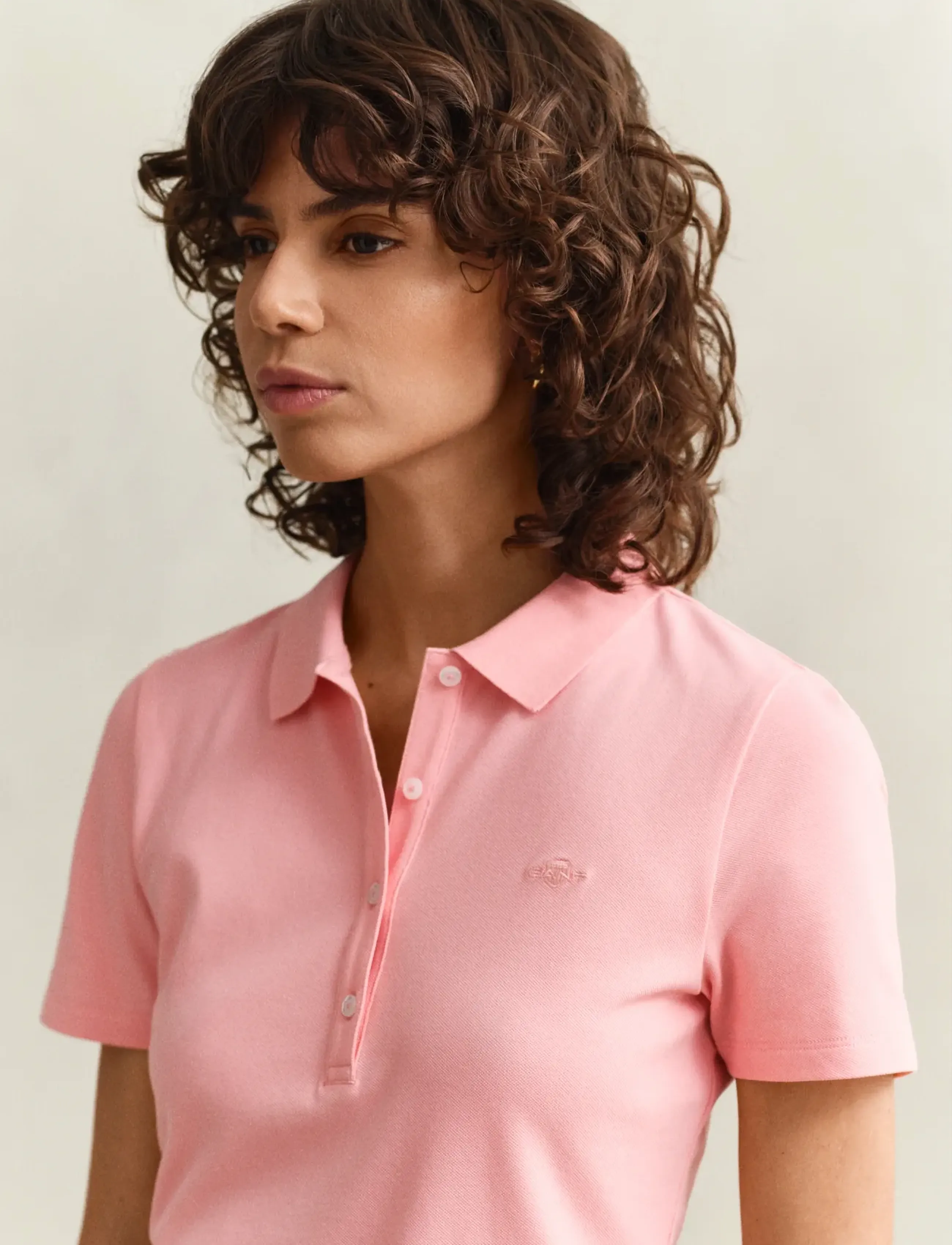 Gant - Slim Polo Shirt - poloer - apricot pink - 3