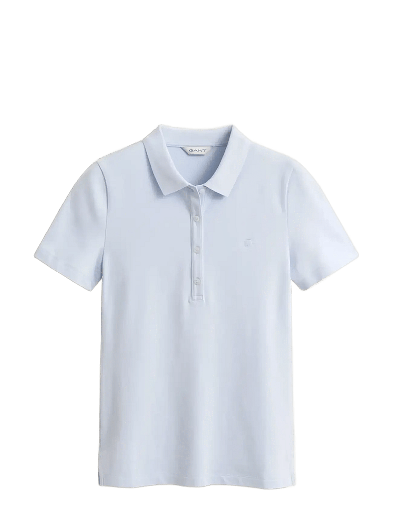 GANT - SLIM SHIELD SS PIQUE POLO - polosärgid - light blue - 1