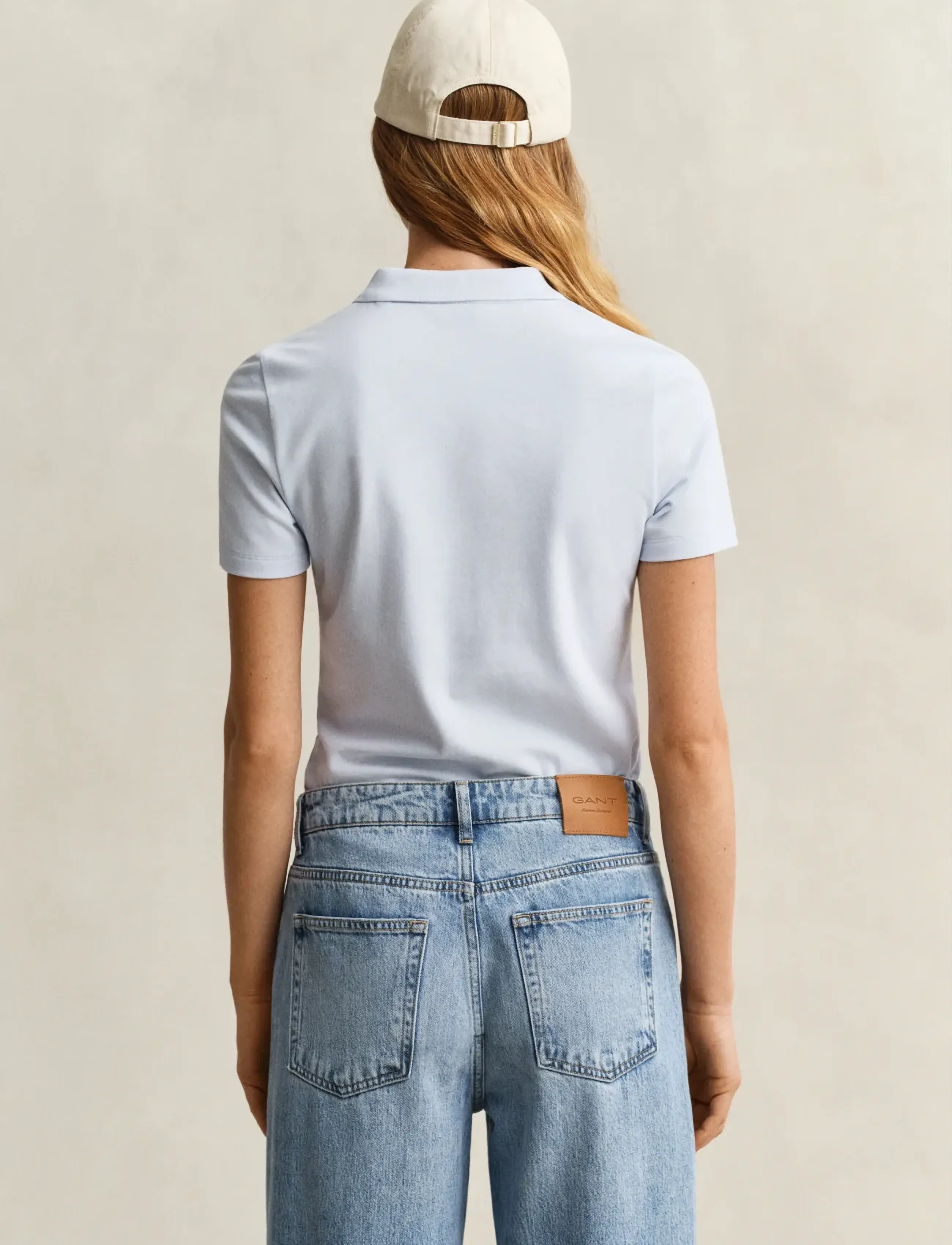 Gant - Slim Polo Shirt - poloer - light blue - 2