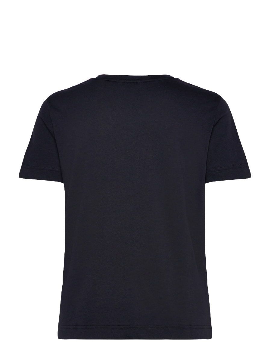 Gant - REG GRAPHIC SS T-SHIRT - t-shirts - evening blue - 1