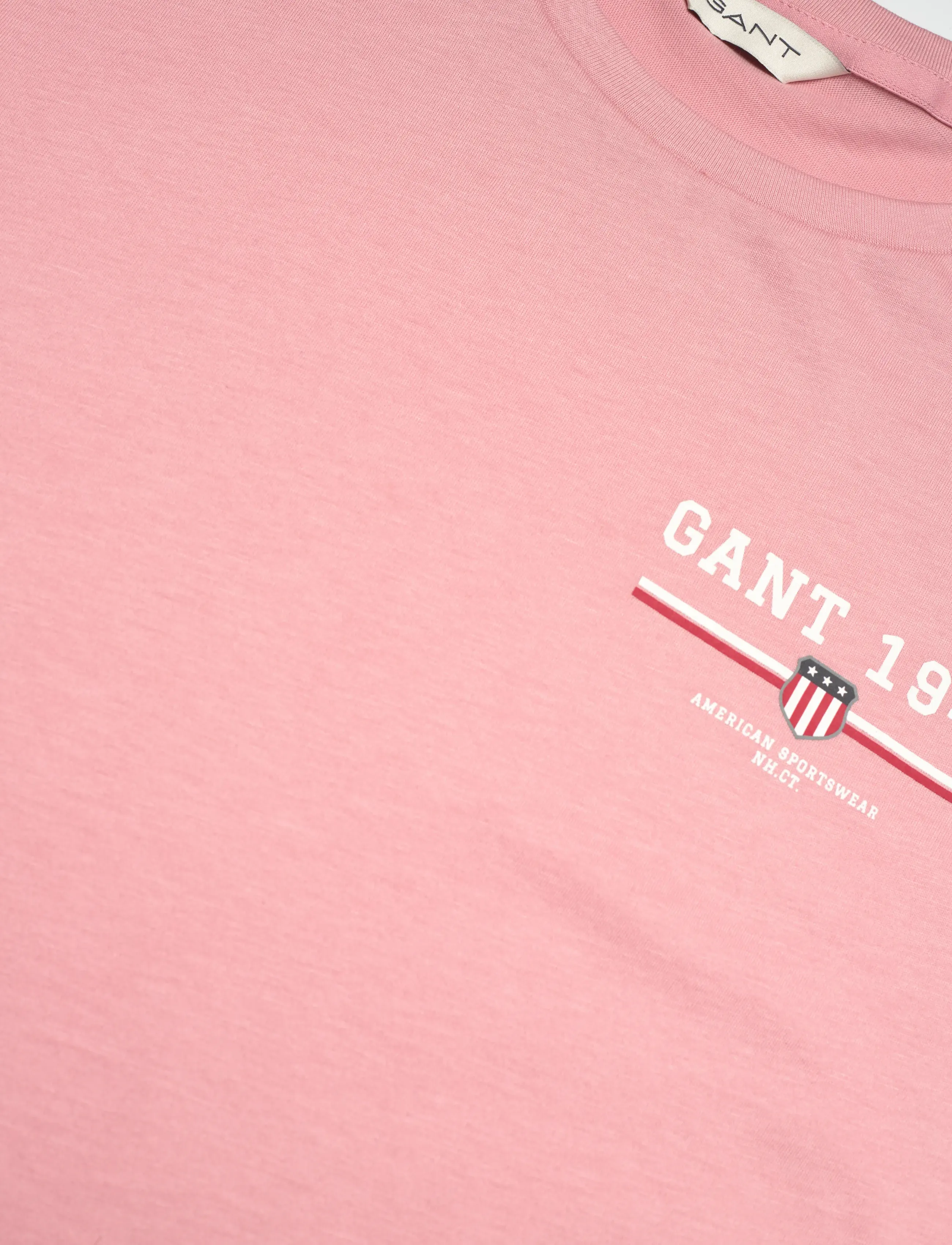 Gant - REG GRAPHIC SS T-SHIRT - t-shirts - summer rose - 2