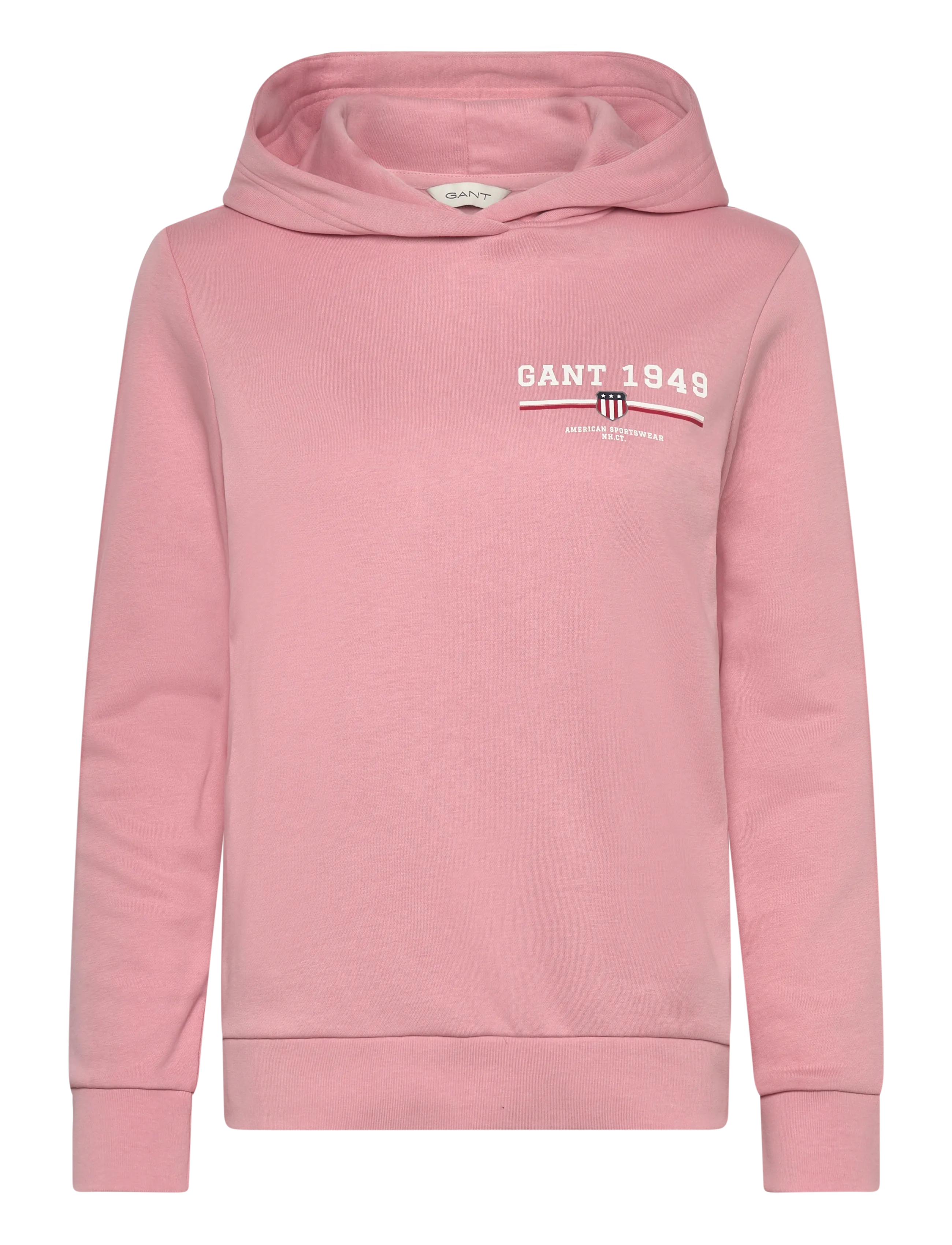 Gant REG GRAPHIC HOODIE - GANT - SUMMER ROSE / pink/rose