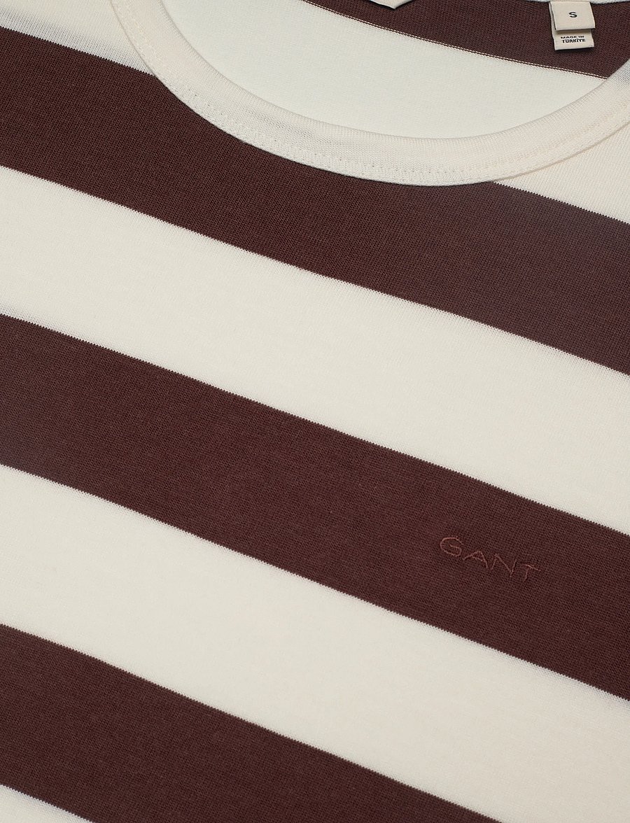 Gant - BRETON STRIPED SS T-SHIRT - t-shirts - fresh soil - 2