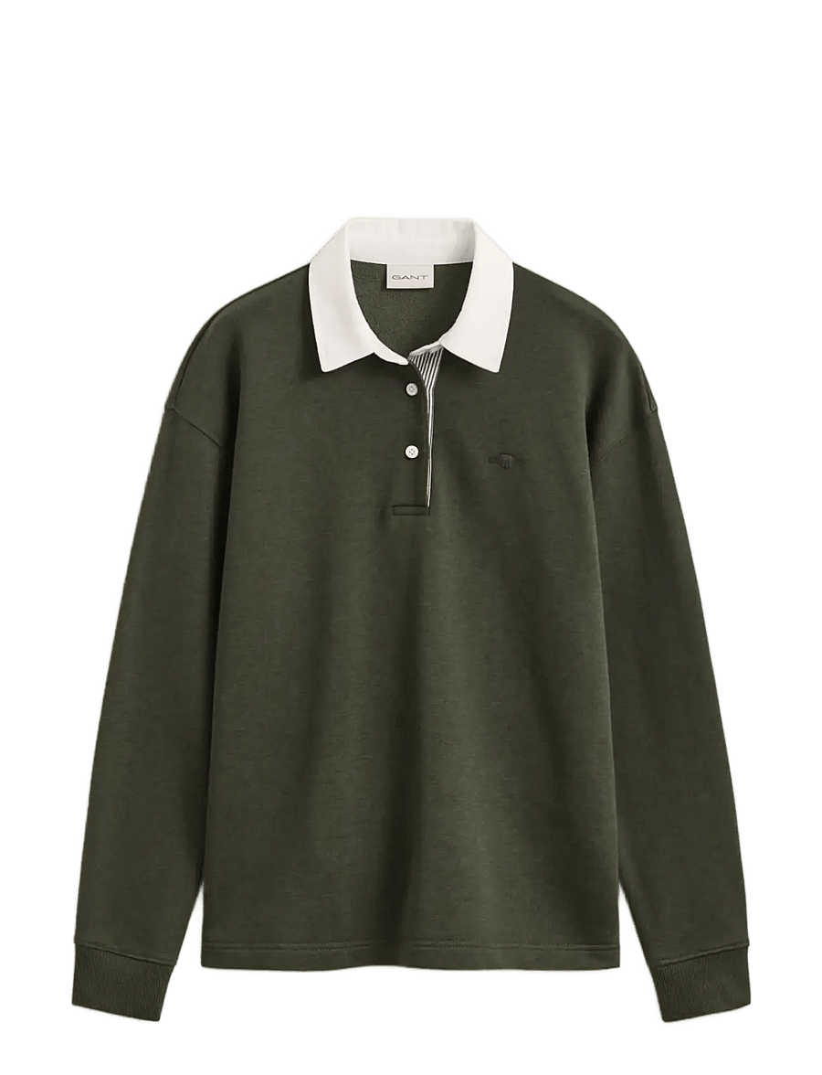 Gant - RUGGER SWEAT - mossy green - 1