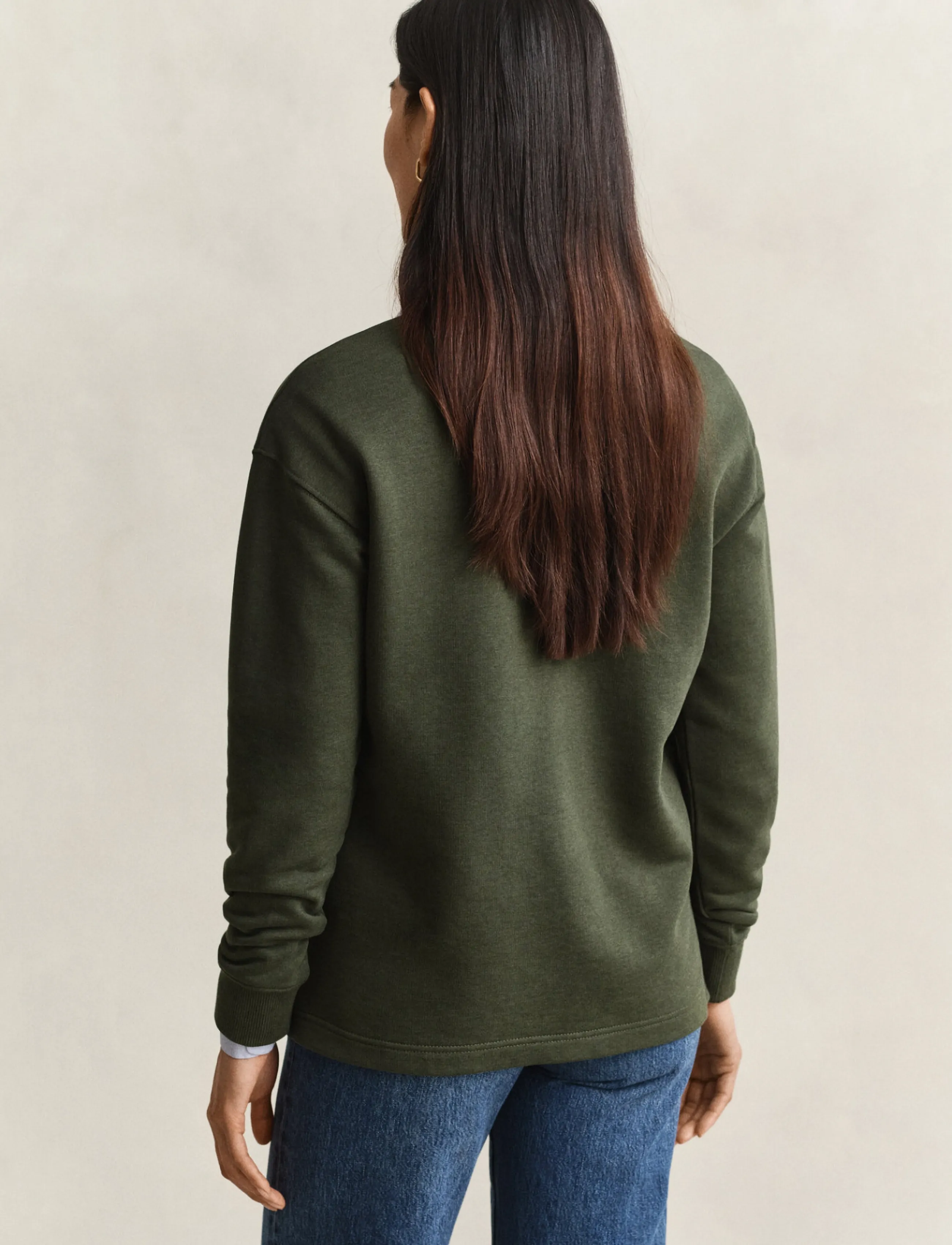Gant - RUGGER SWEAT - mossy green - 2