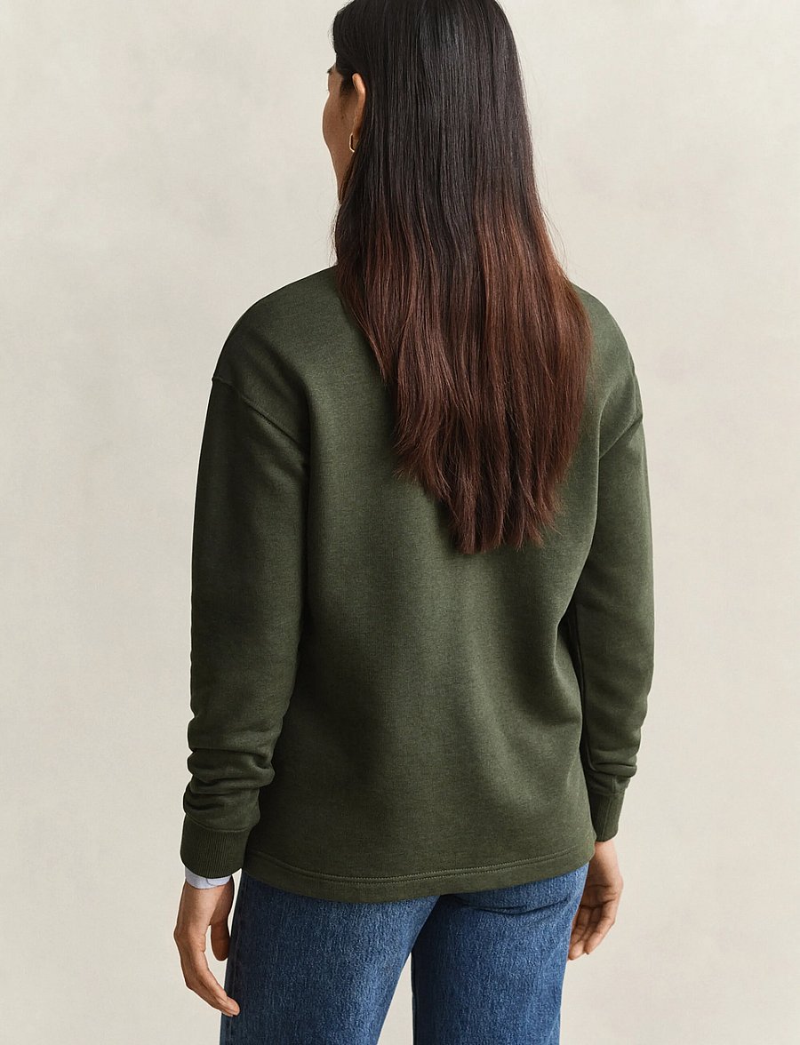 Gant - RUGGER SWEAT - mossy green - 2