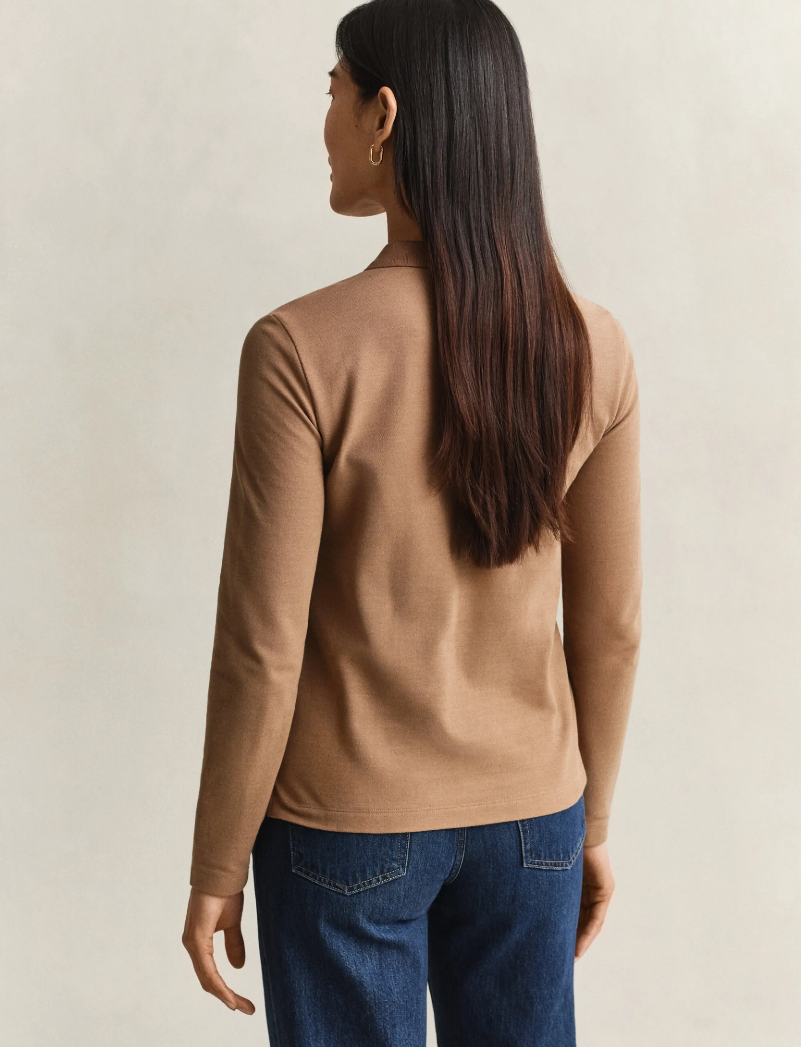 Gant - REG ARGYLE LS PIQUE POLO - polosärgid - caramel brown - 2