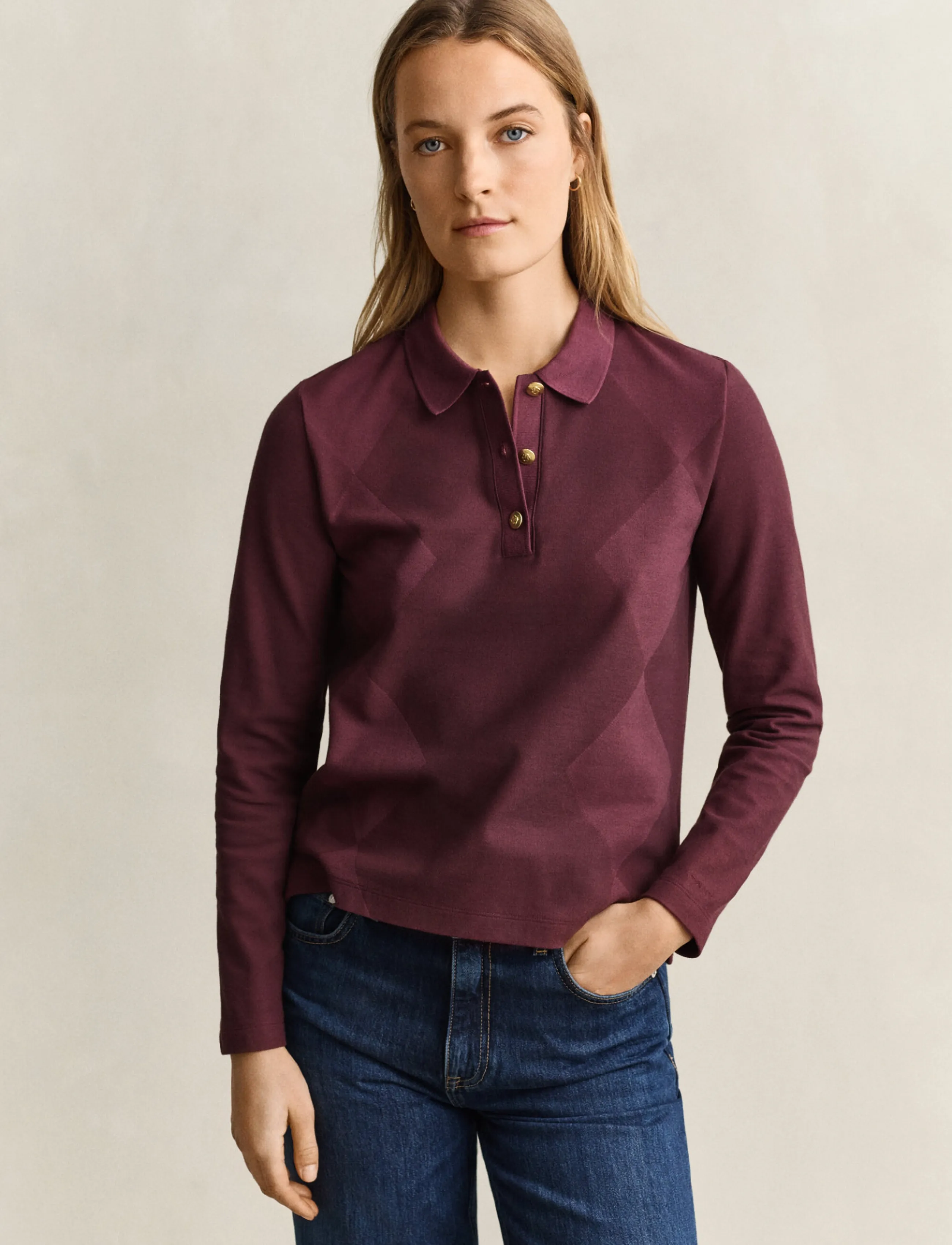 Reg Argyle Ls Pique Polo