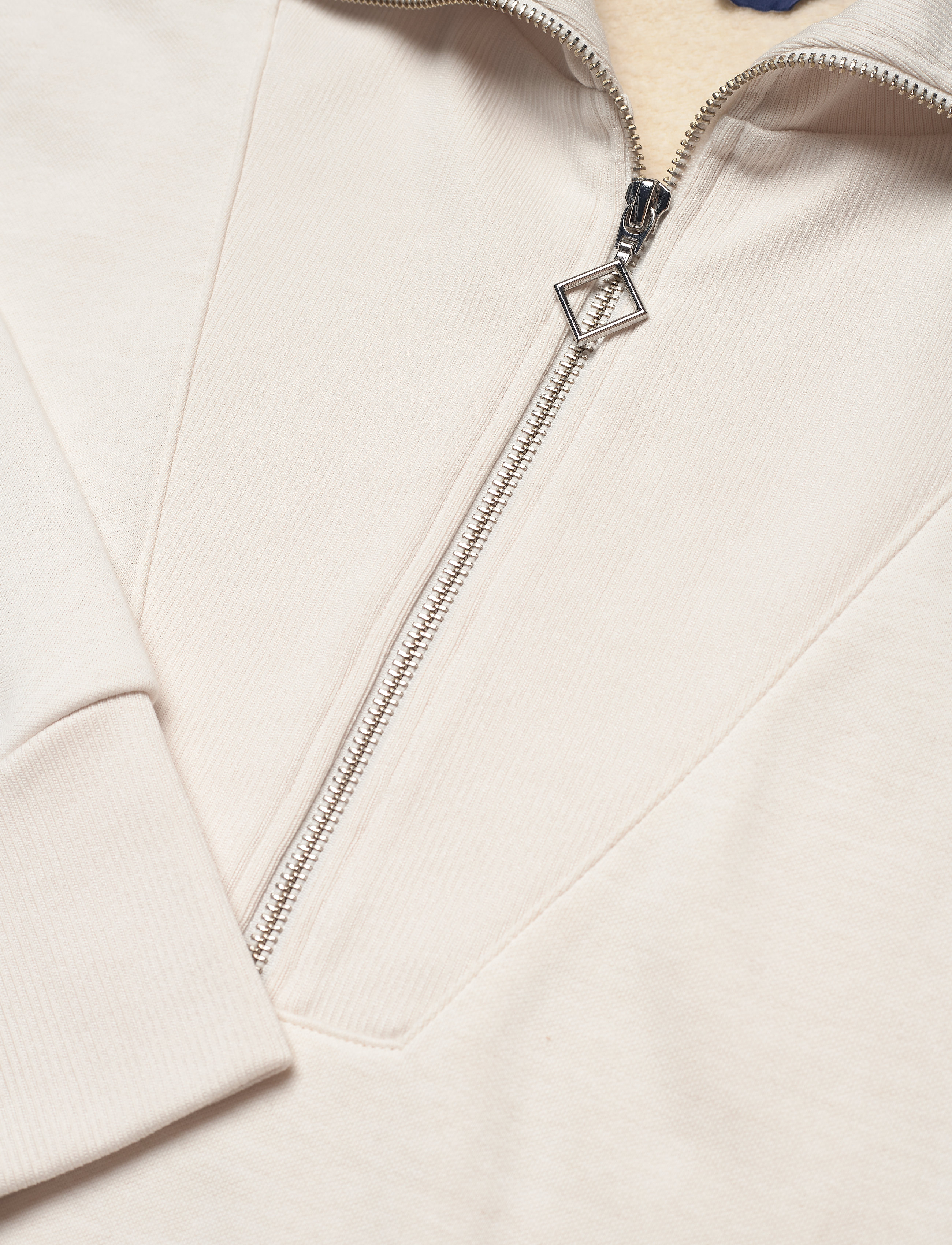 GANT - D1. HALF ZIP SWEAT - eggshell - 2