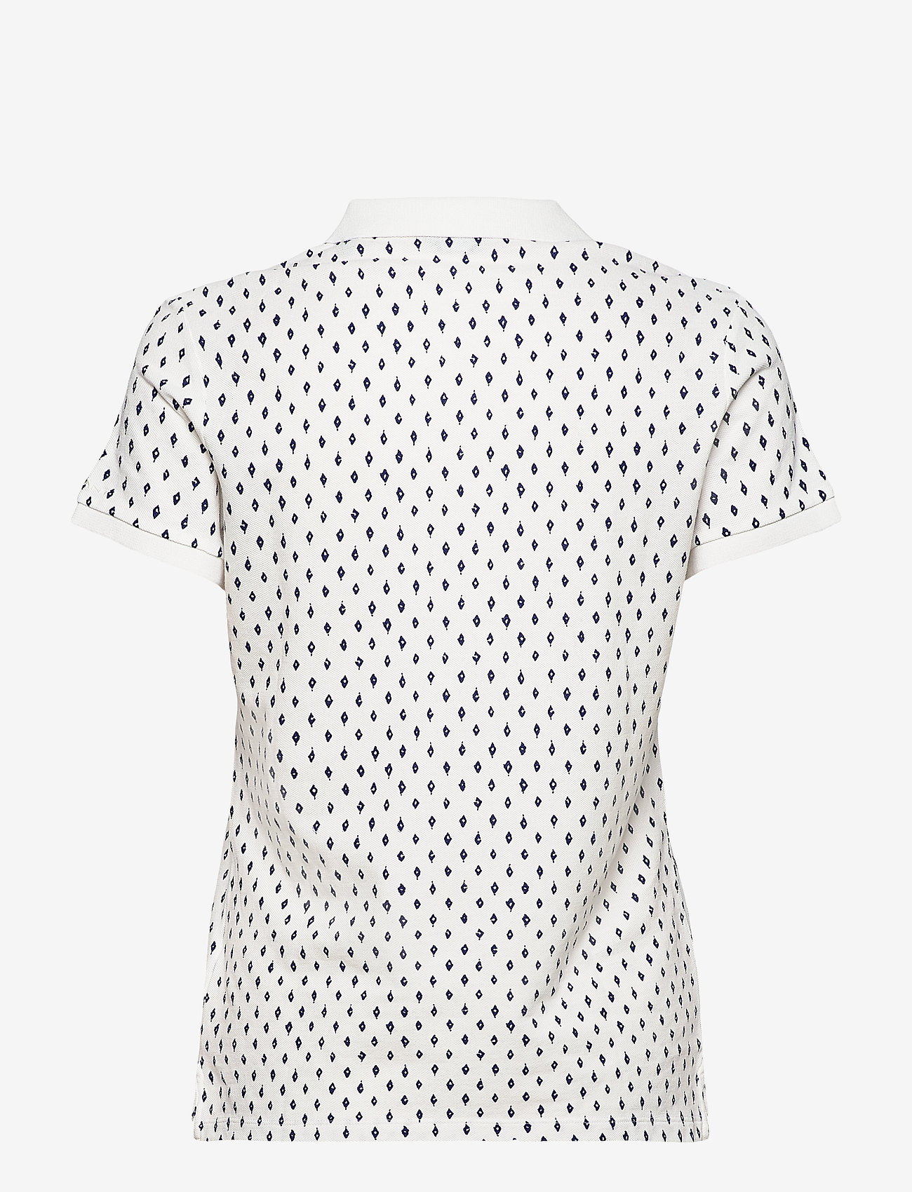 GANT - D1. DESERT JEWEL PRINT SS PIQUE - eggshell - 1
