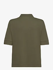 GANT - DETAIL COLLAR SS POLO PIQUE - polo shirts - hunter green - 1
