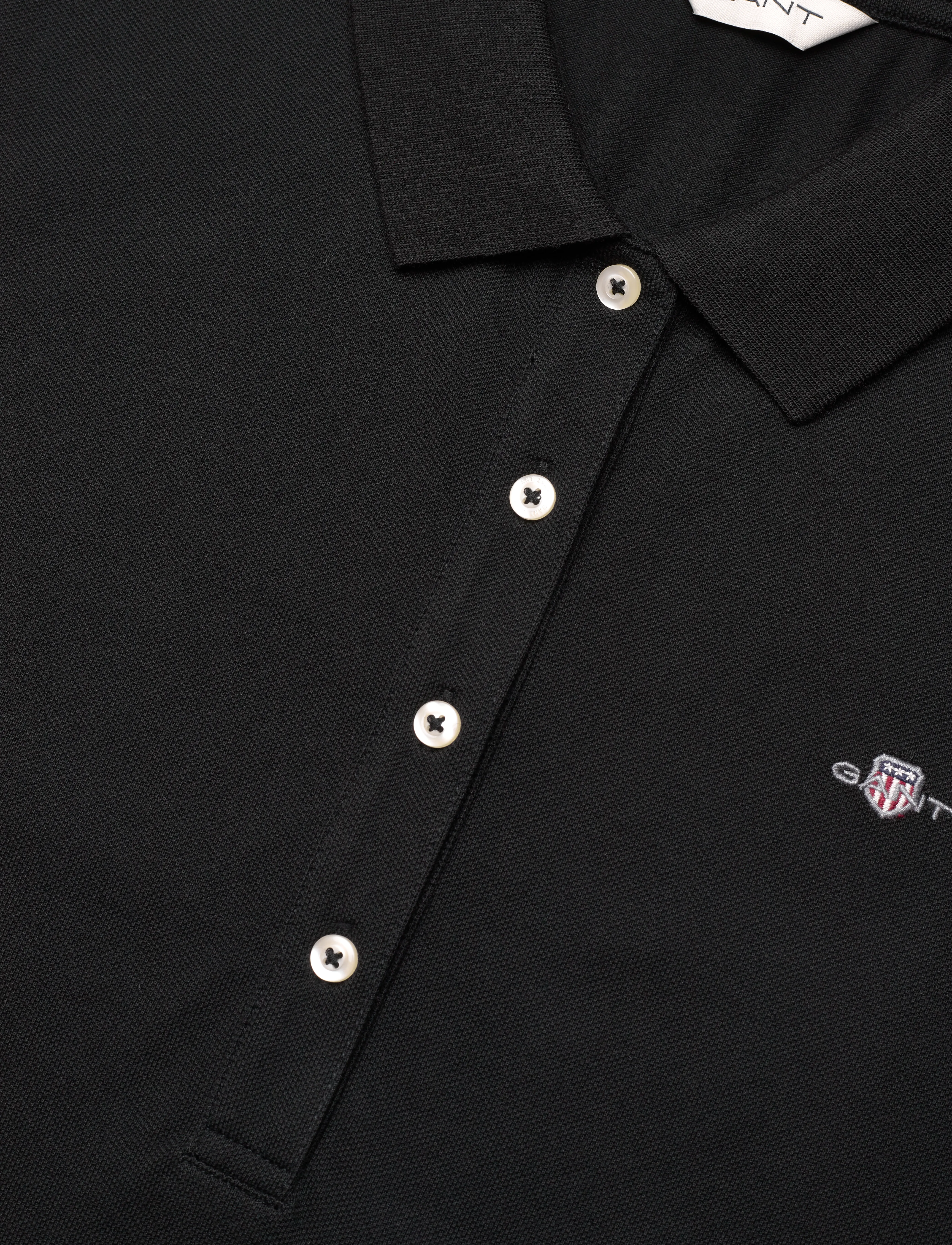Gant - SLIM SHIELD SS PIQUE POLO - polosärgid - black - 2