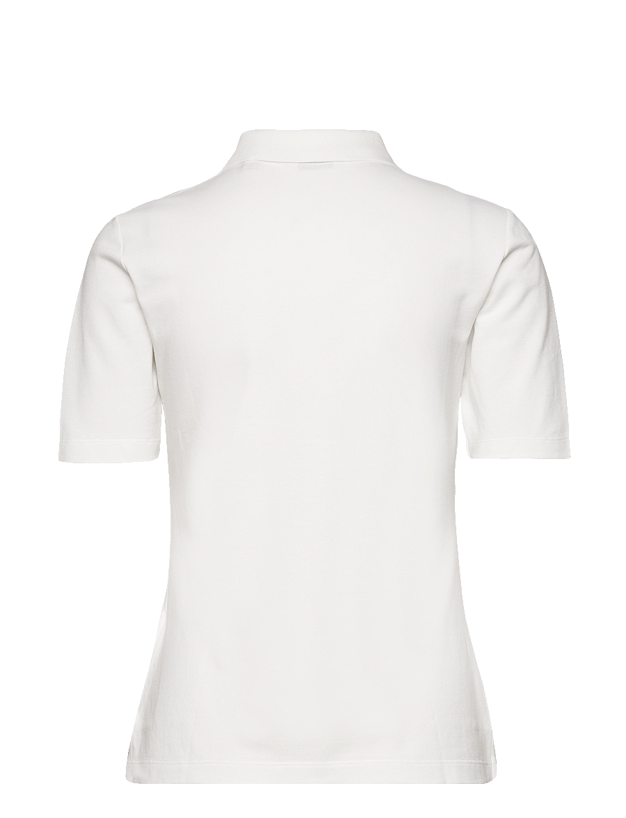 Gant - SLIM SHIELD SS PIQUE POLO - poloshirts - eggshell - 2