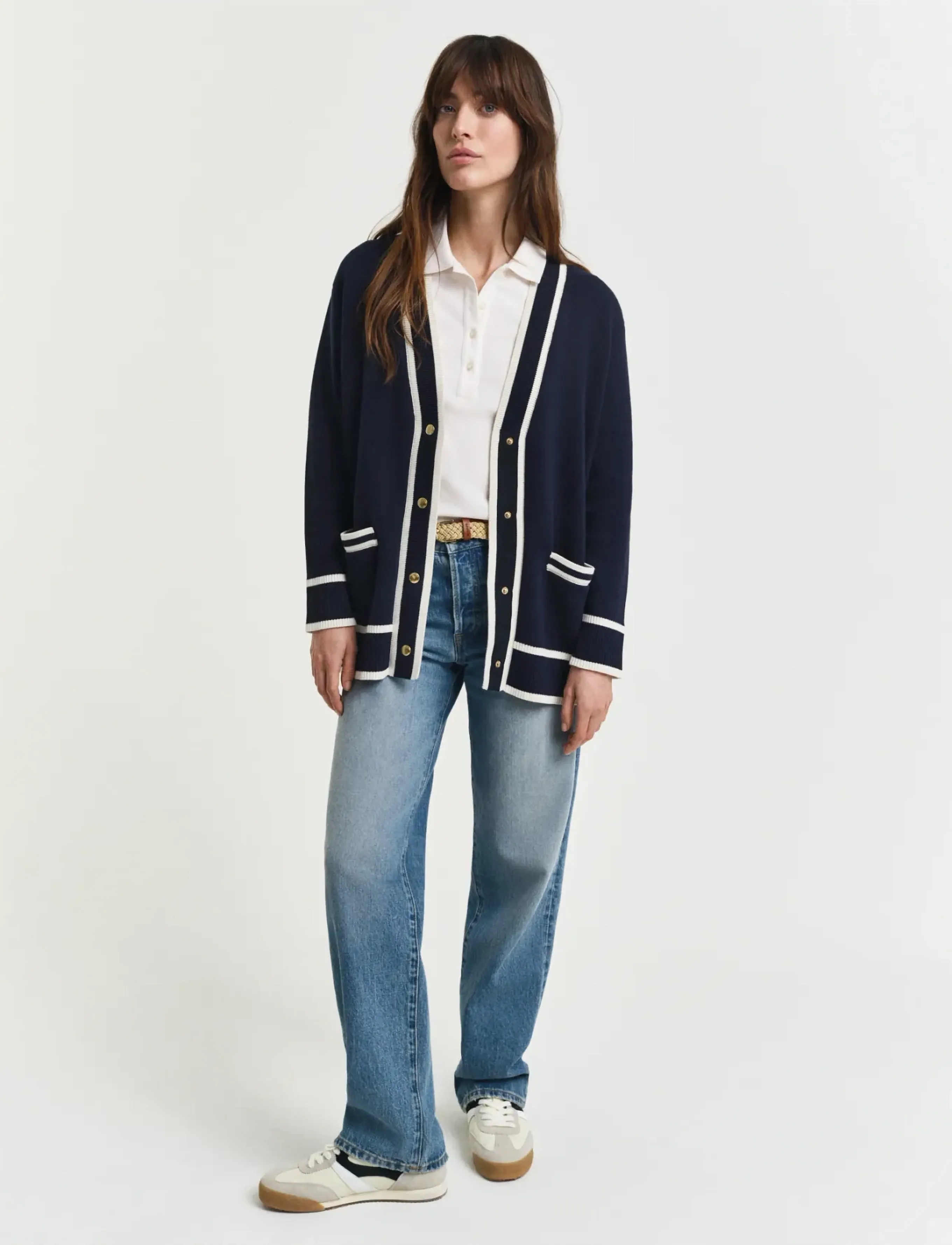 Gant - SLIM SHIELD SS PIQUE POLO - poloskjorter - eggshell - 5