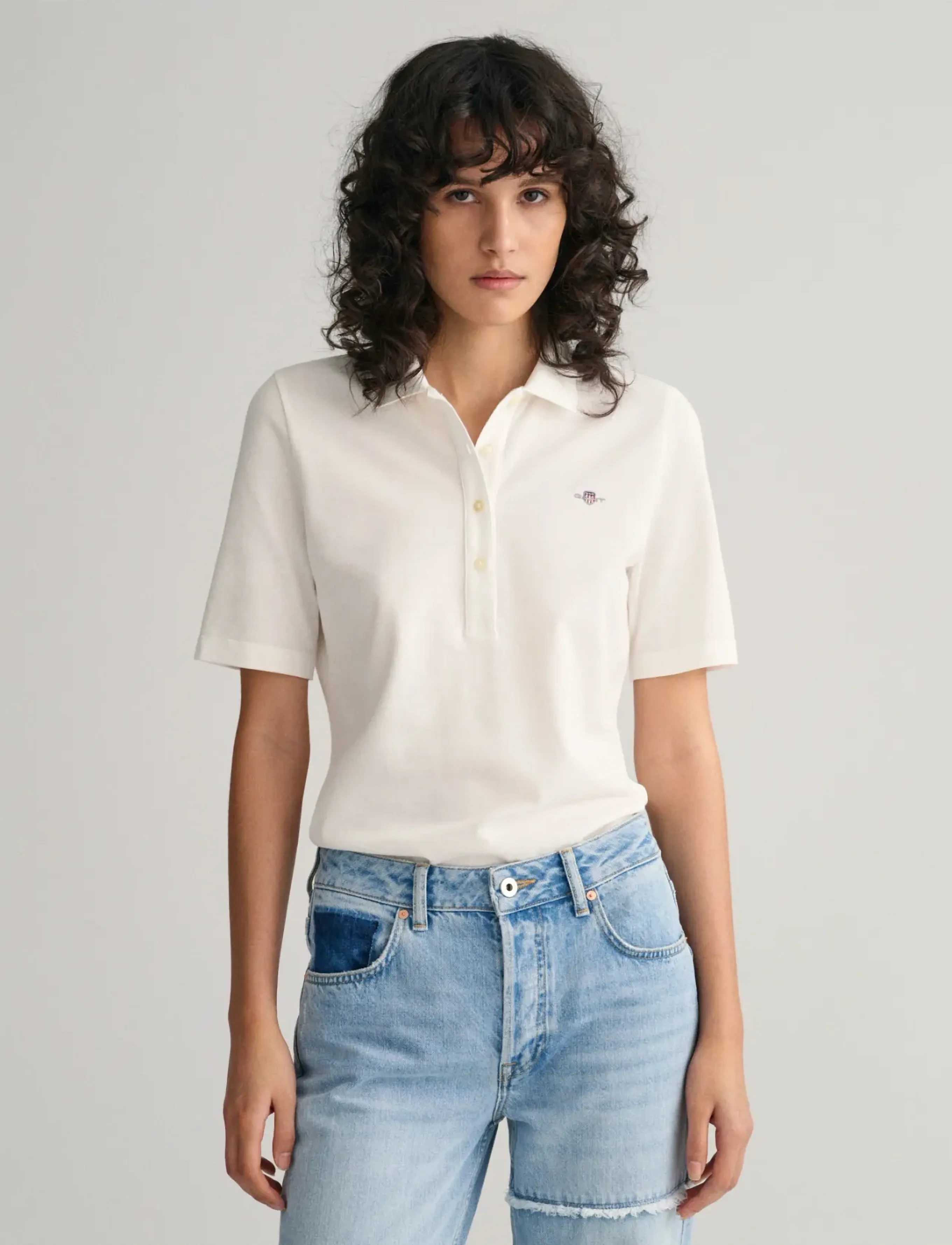 Gant Slim Shield Ss Pique Polo blusar dam – bild 5